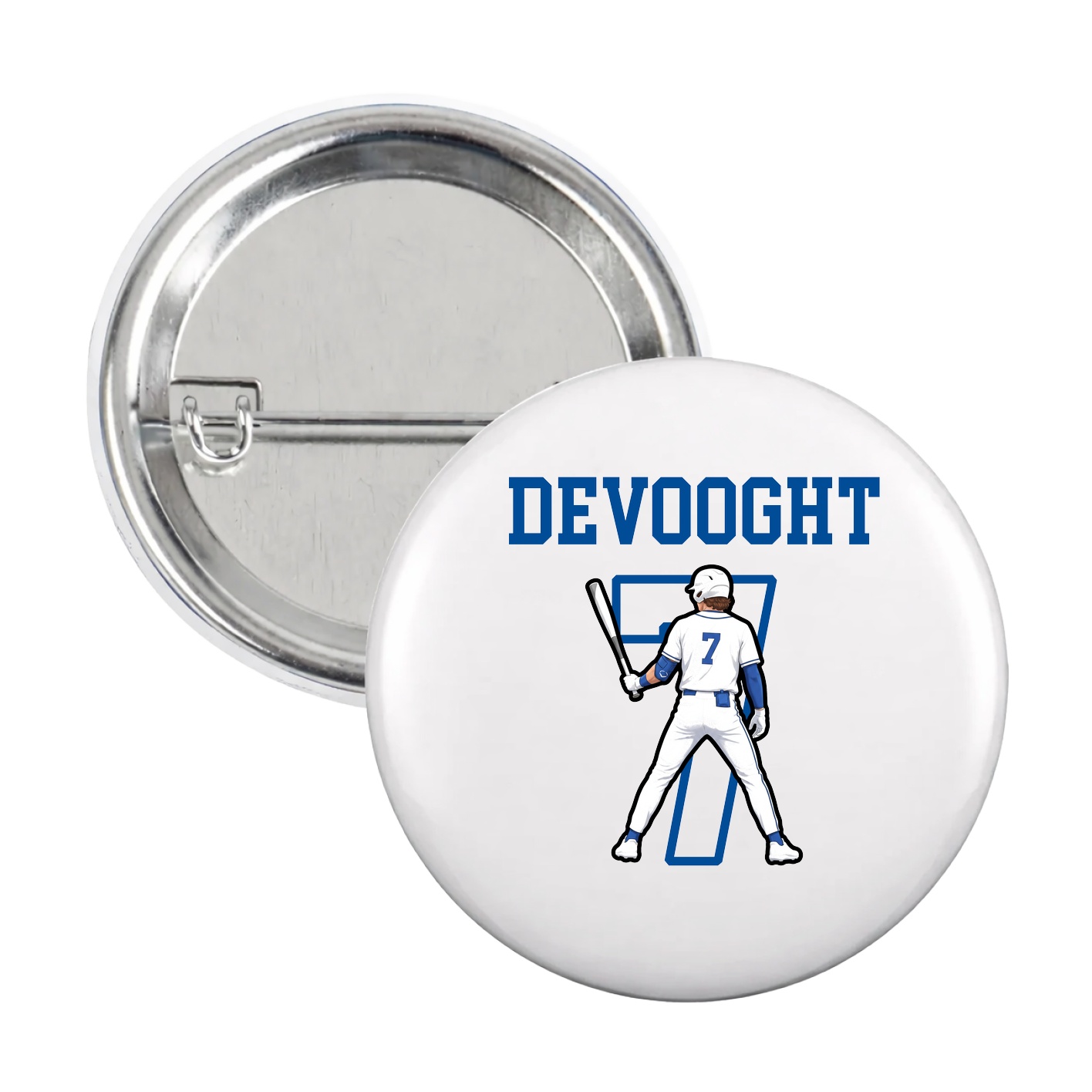 Game Day Button — Shirsey in White