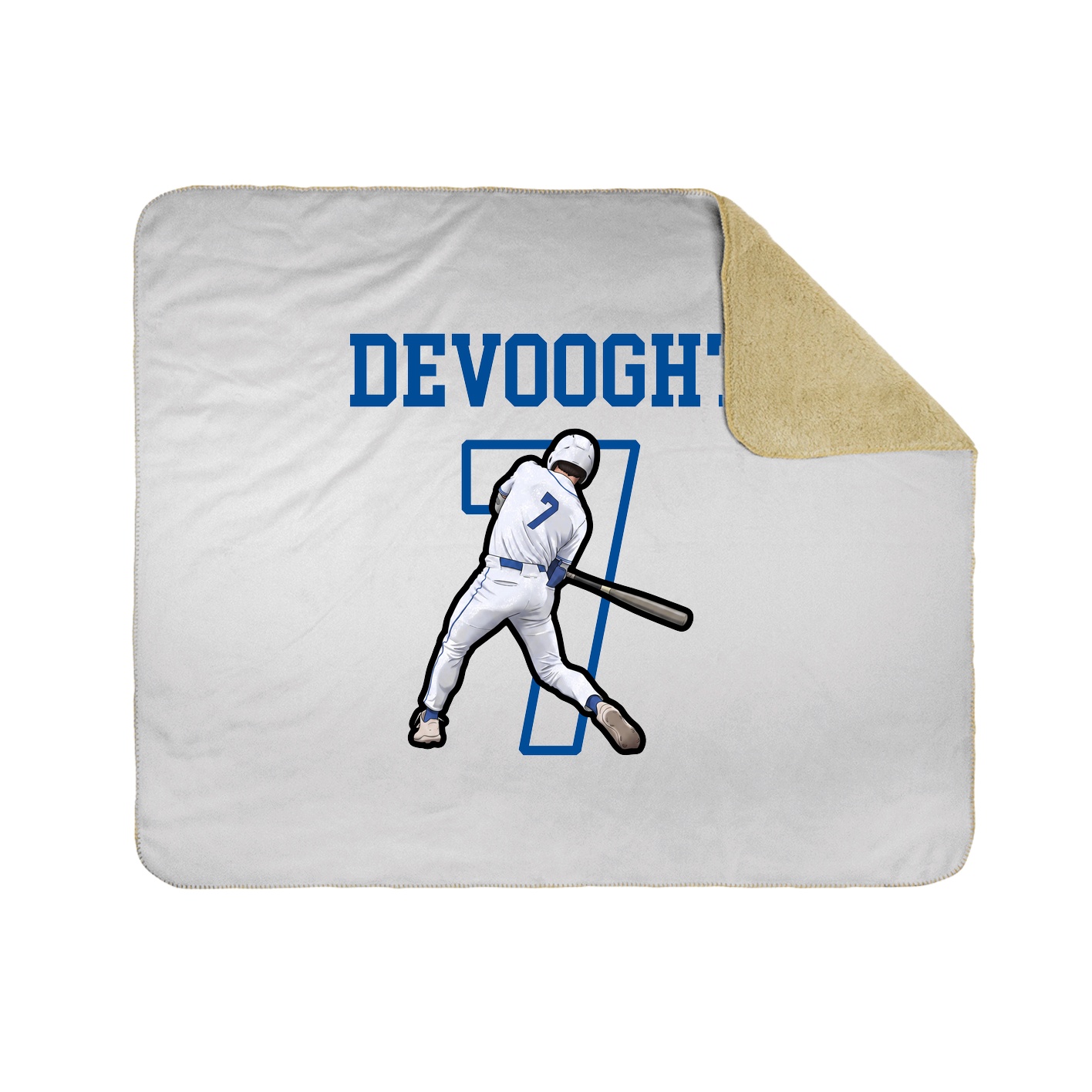 Throw Blanket — Shirsey in White
