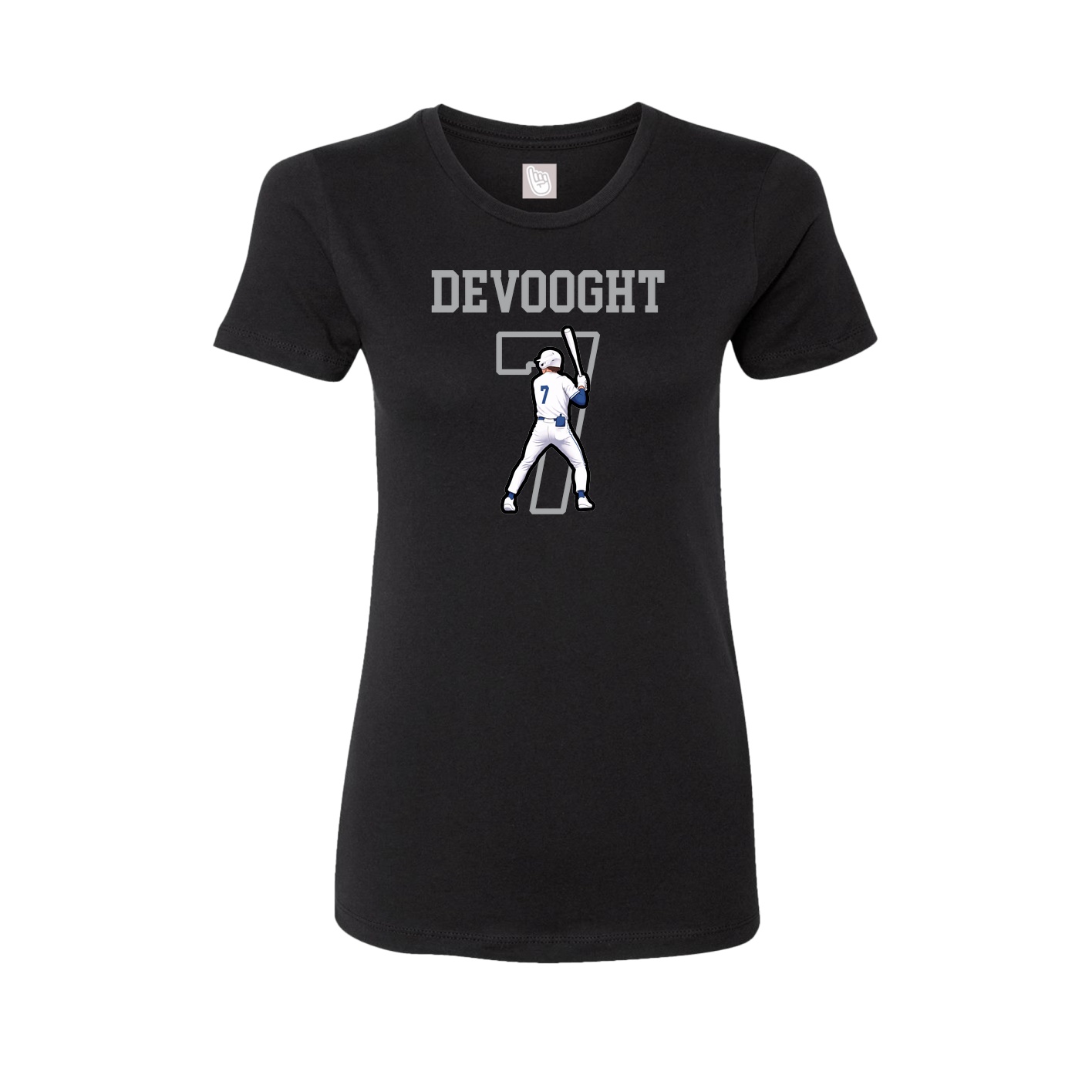 Fitted Women's Tee — Shirsey in Black