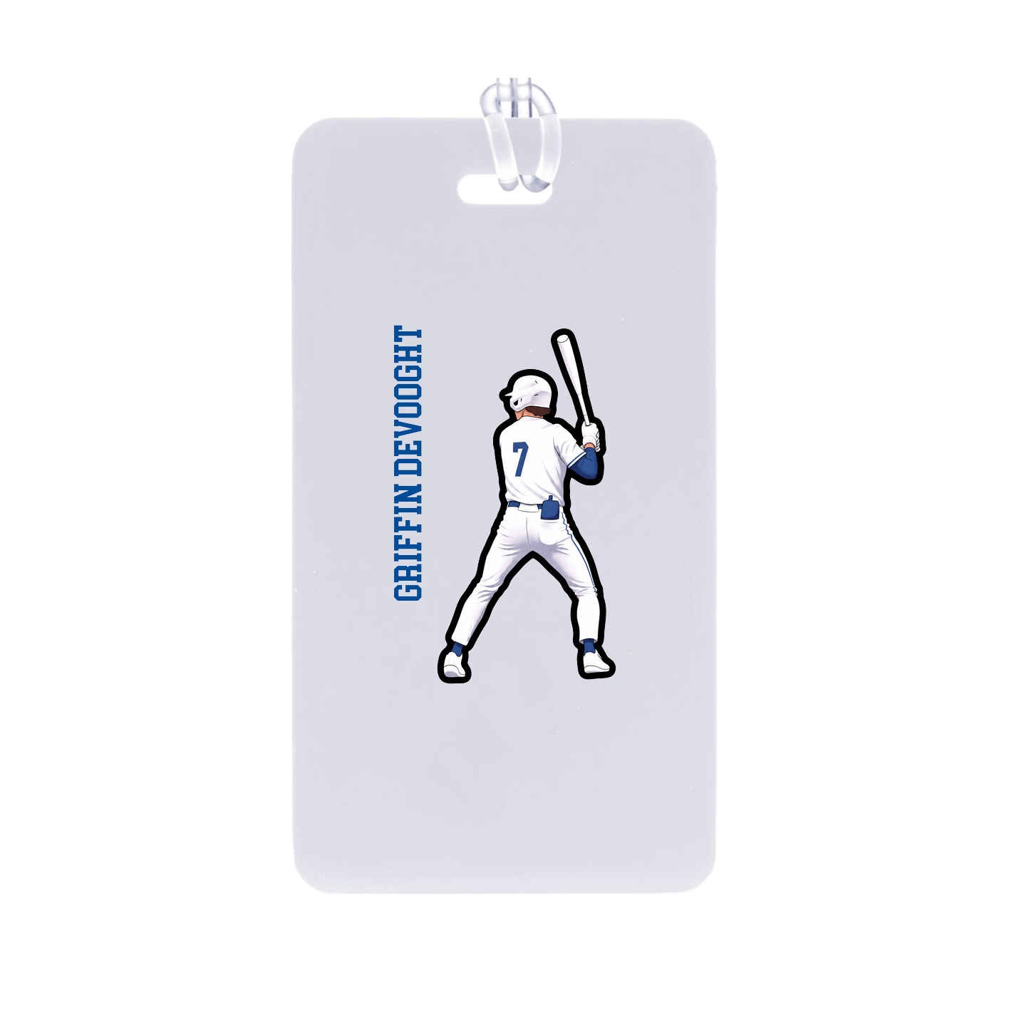 Bag Tag — Name Vertical in Classic