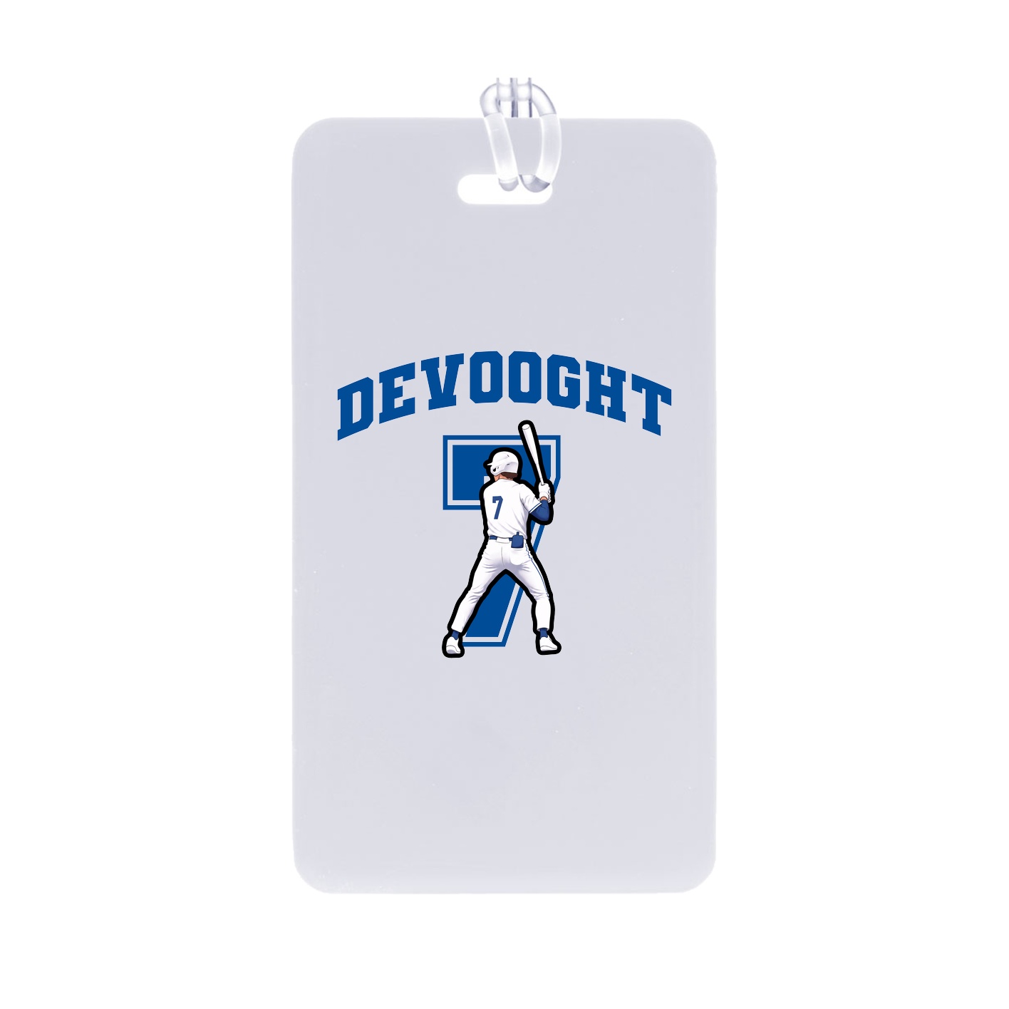 Bag Tag — Number in Classic