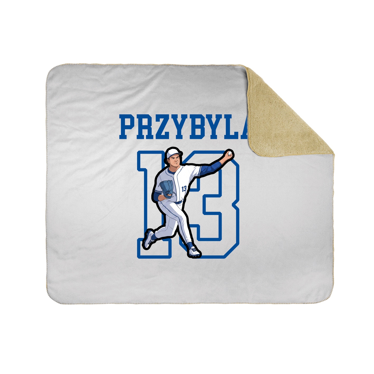 Throw Blanket — Shirsey in White