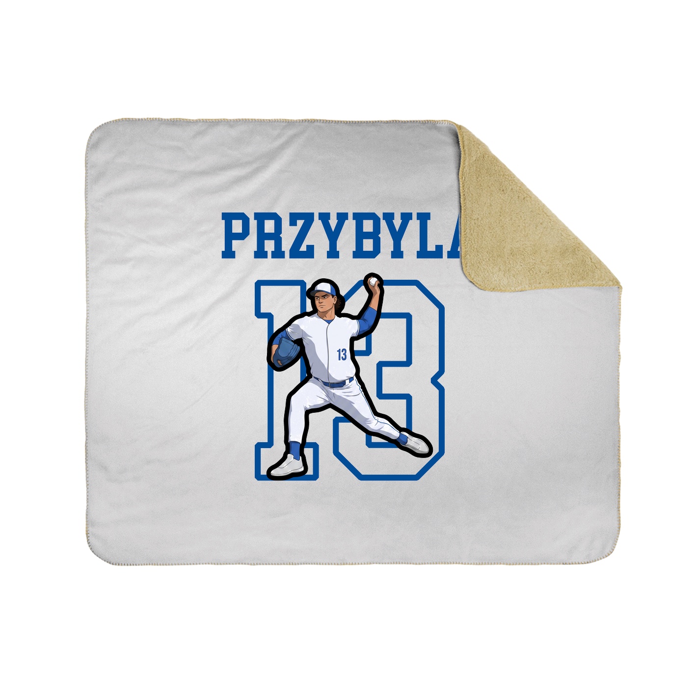 Throw Blanket — Shirsey in White