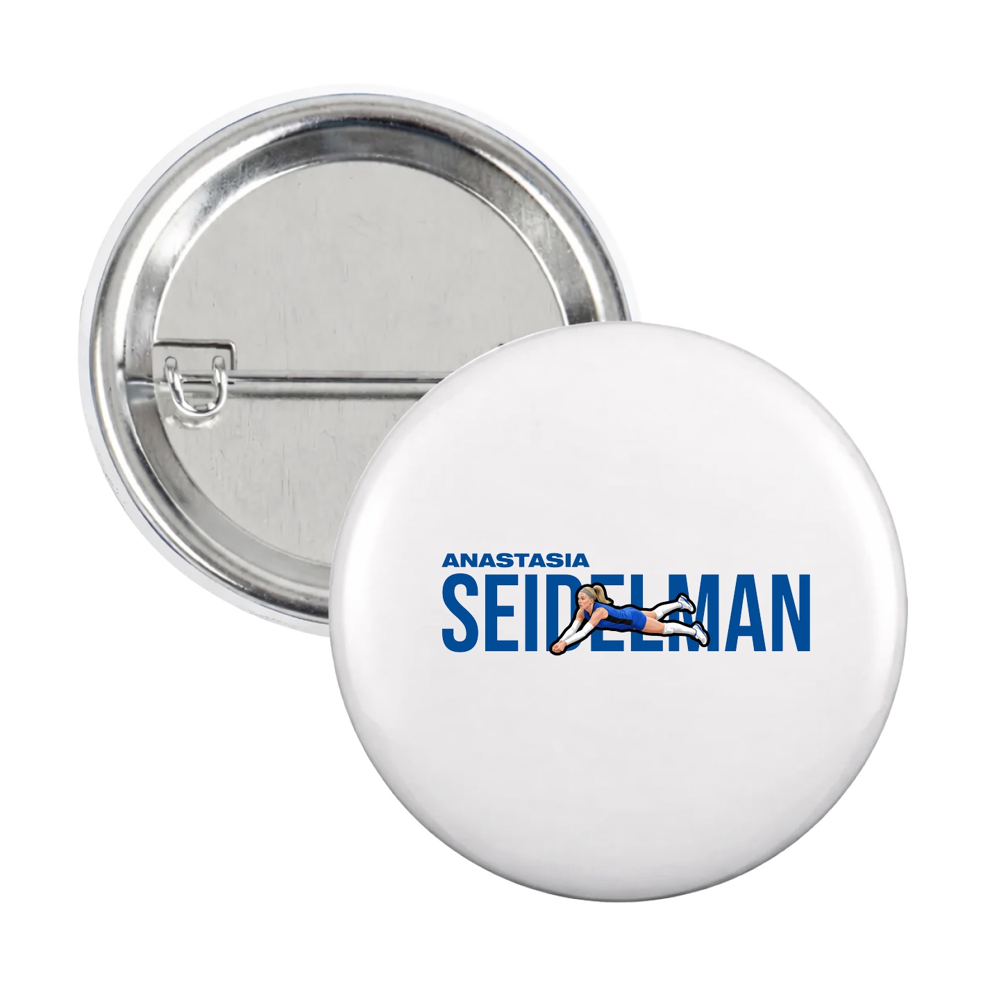 Game Day Button — Player Name in White