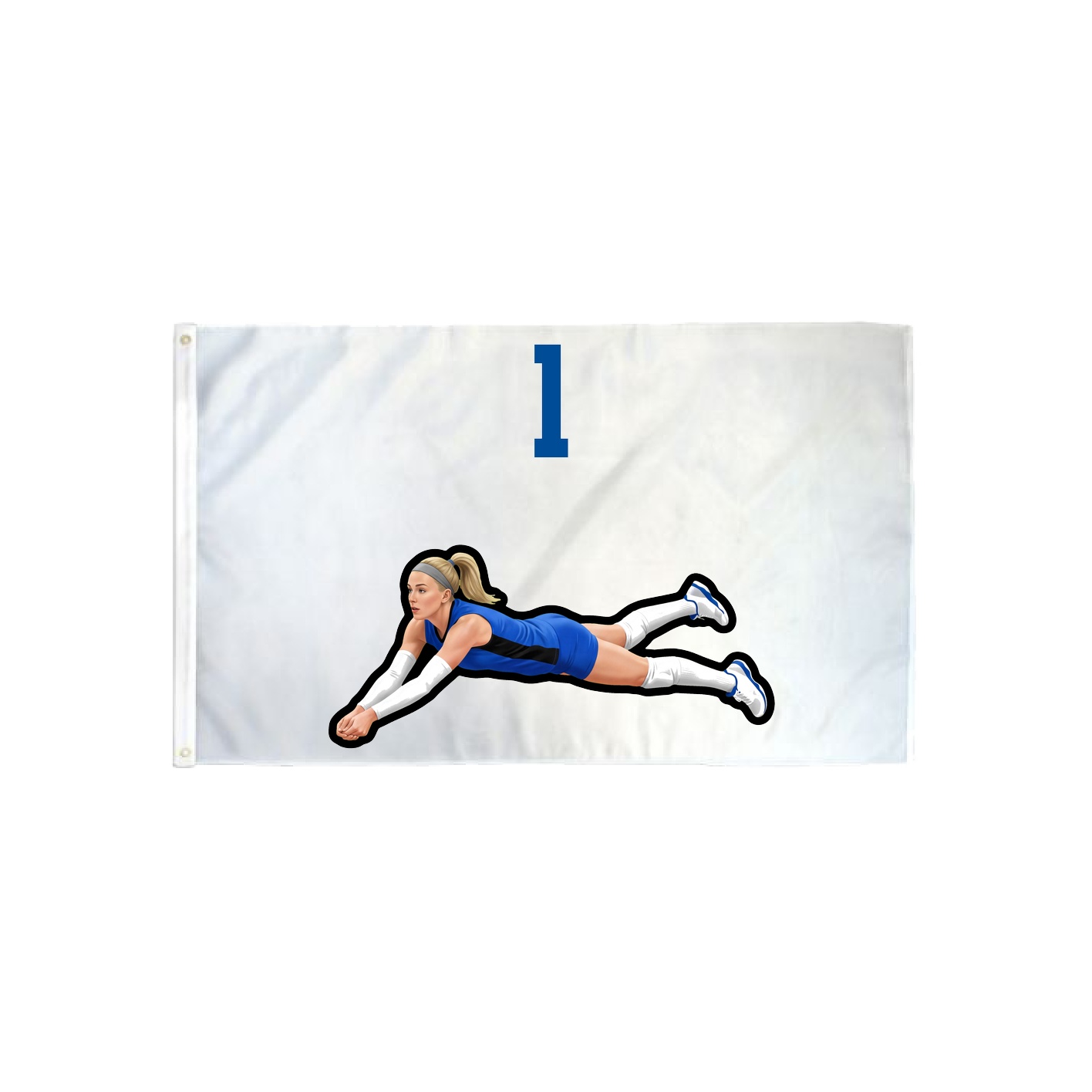 3x5 Flag — Number Top in Classic