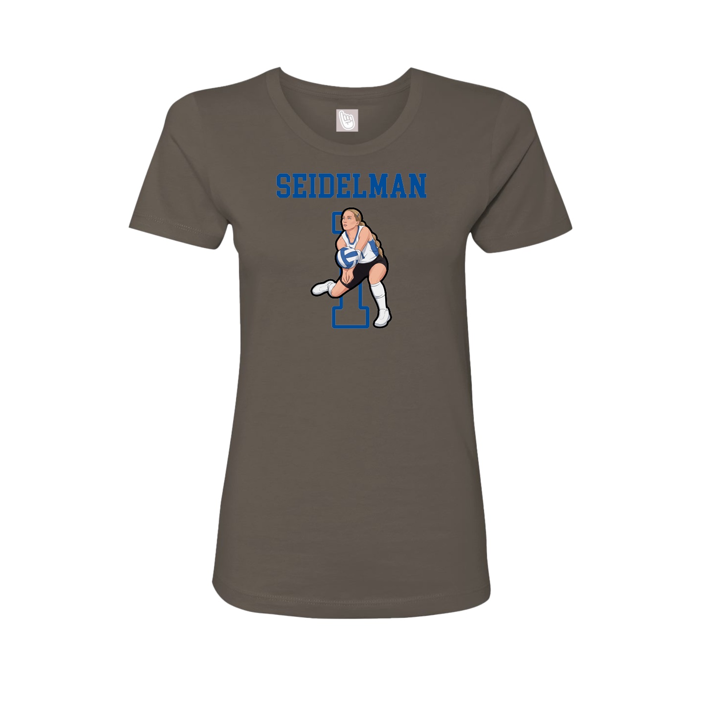 Fitted Women's Tee — Shirsey in Grey