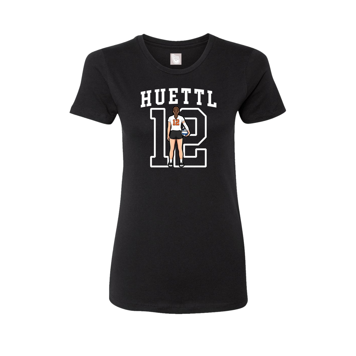 Fitted Women's Tee — Shirsey in Black