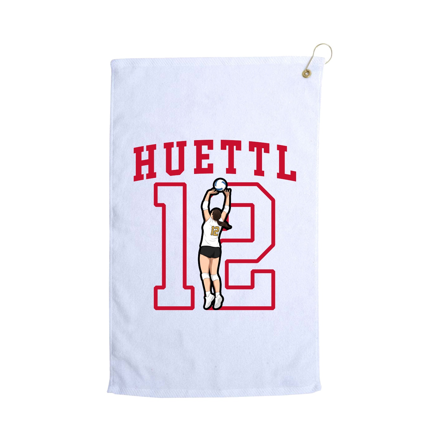 Golf Towel — Shirsey in White