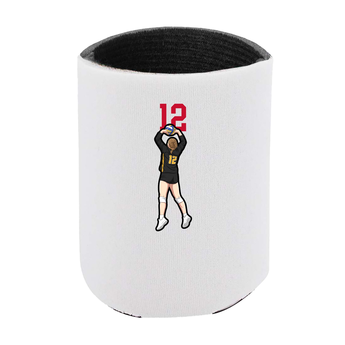 Can Holder — Number Top in White