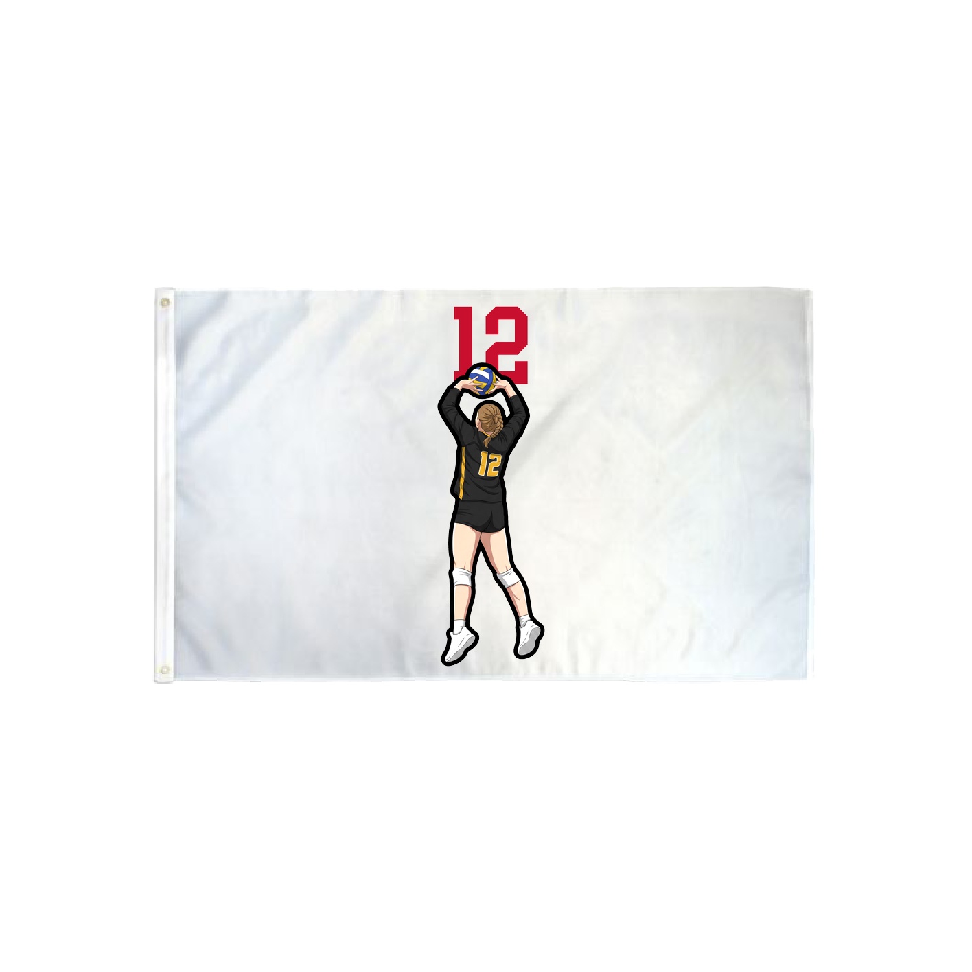 3x5 Flag — Number Top in Classic