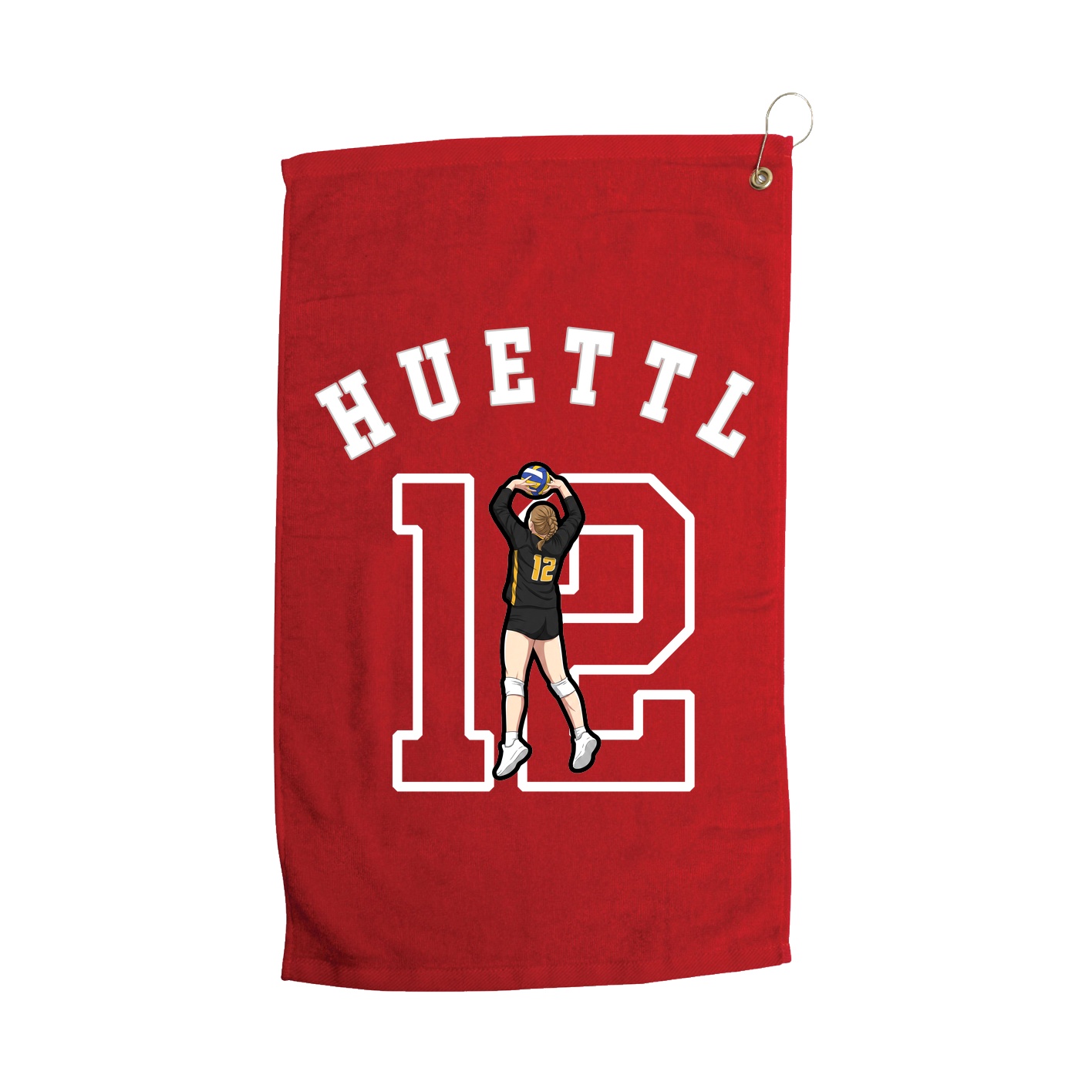 Golf Towel — Shirsey Arch in Red