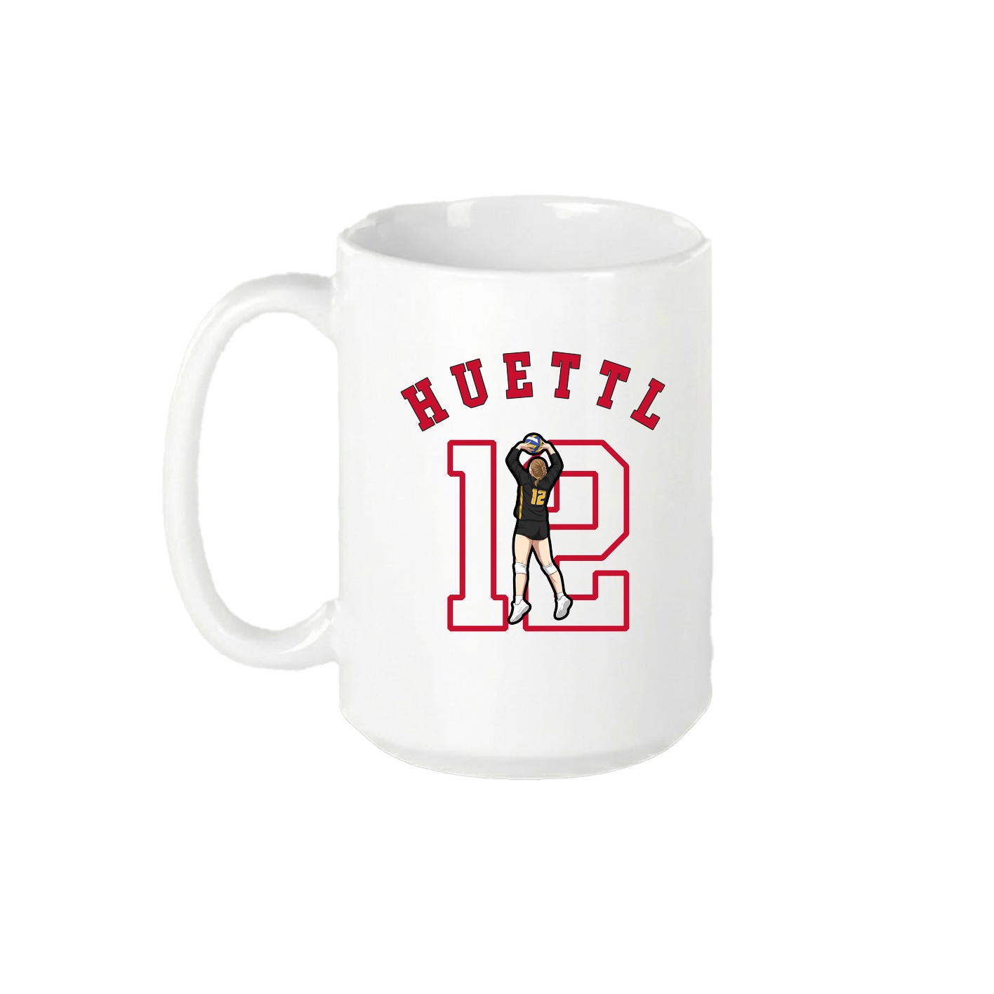 15oz Coffee Mug — Shirsey Arch in White