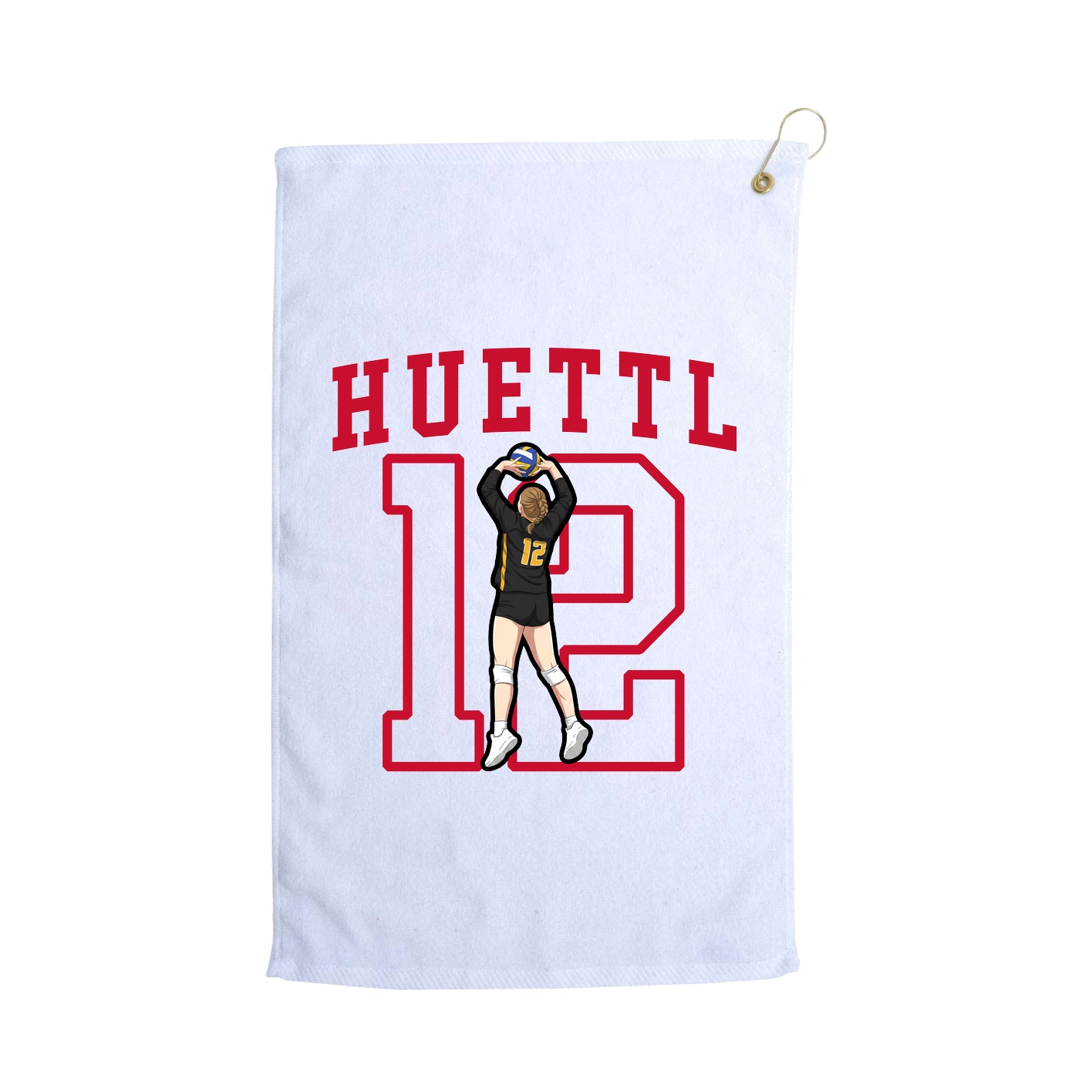 Golf Towel — Shirsey in White