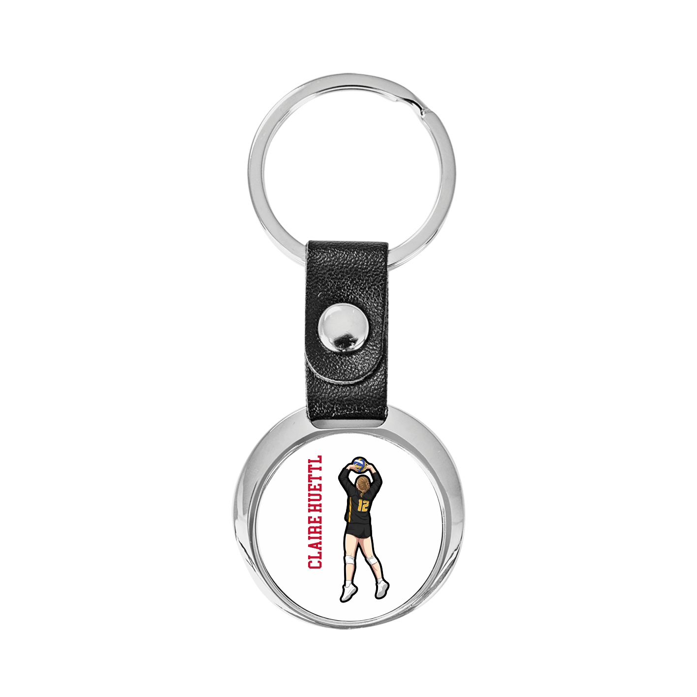 Key Chain — Name Vertical in Classic