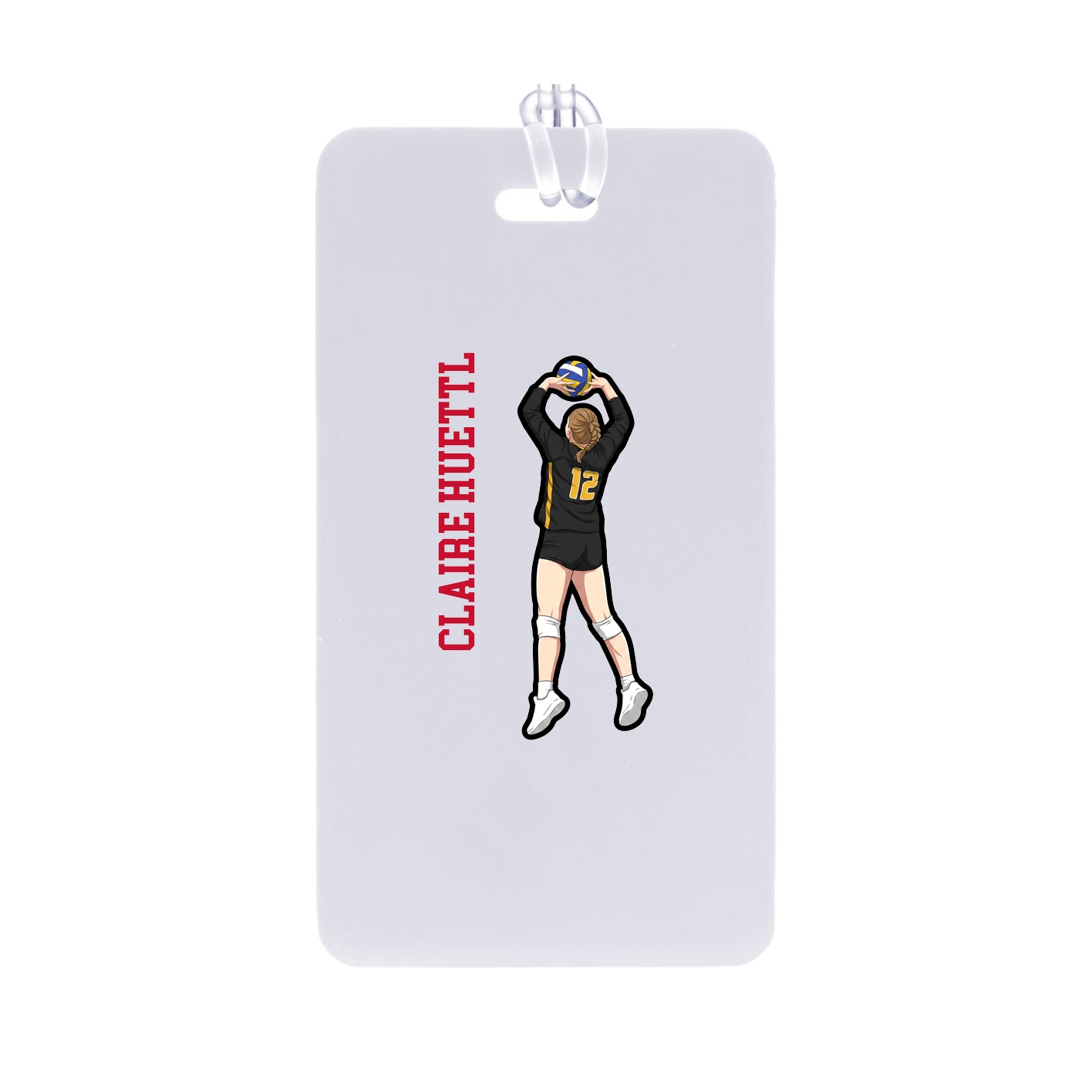 Bag Tag — Name Vertical in Classic