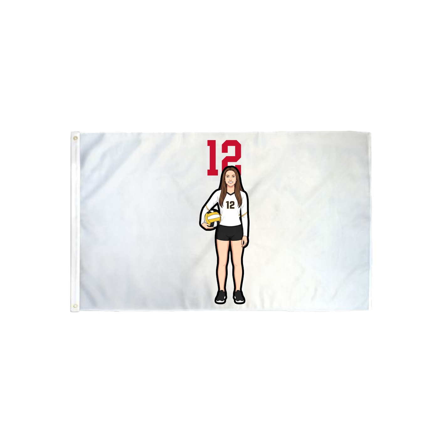 3x5 Flag — Number Top in Classic