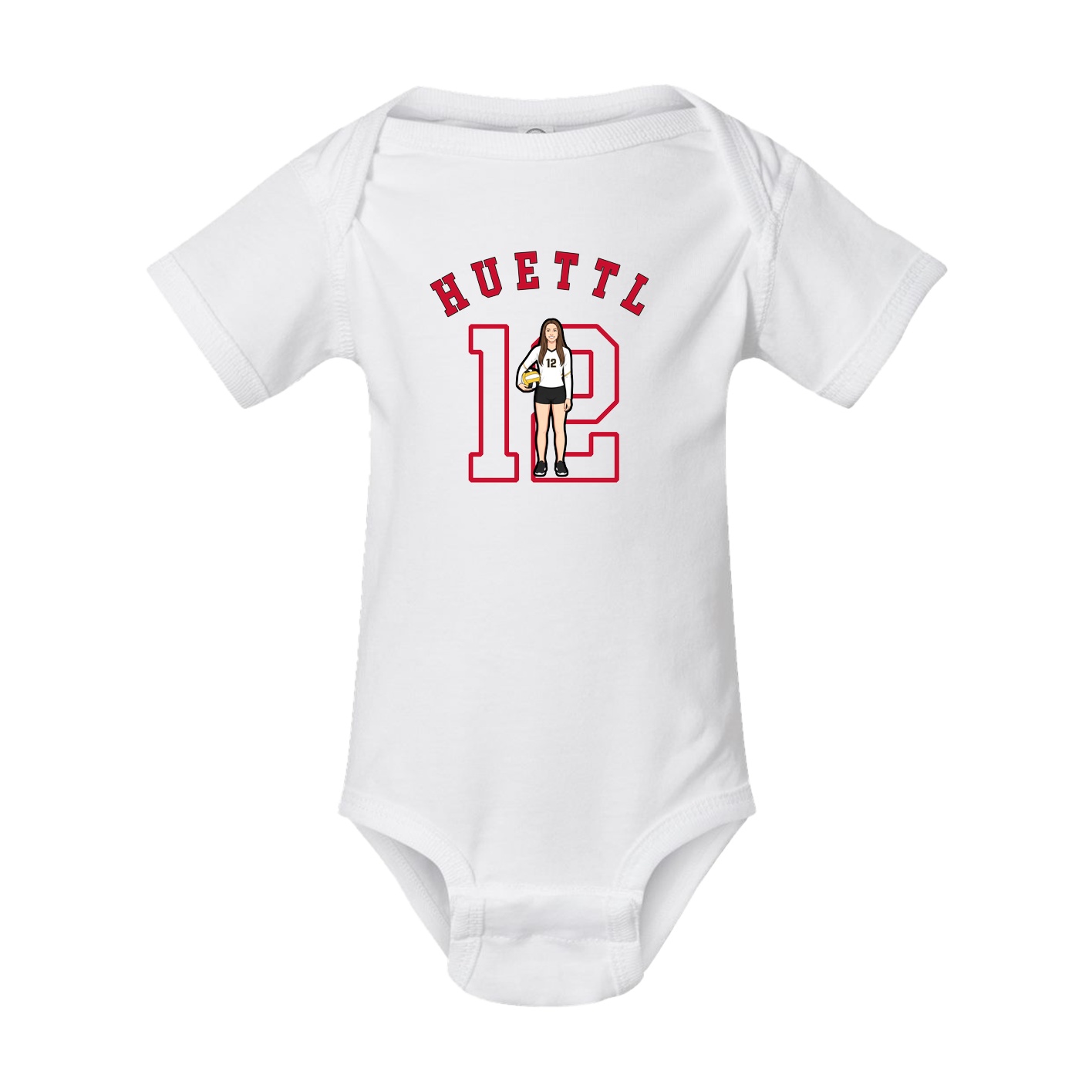 Baby Onesie — Shirsey Arch in White