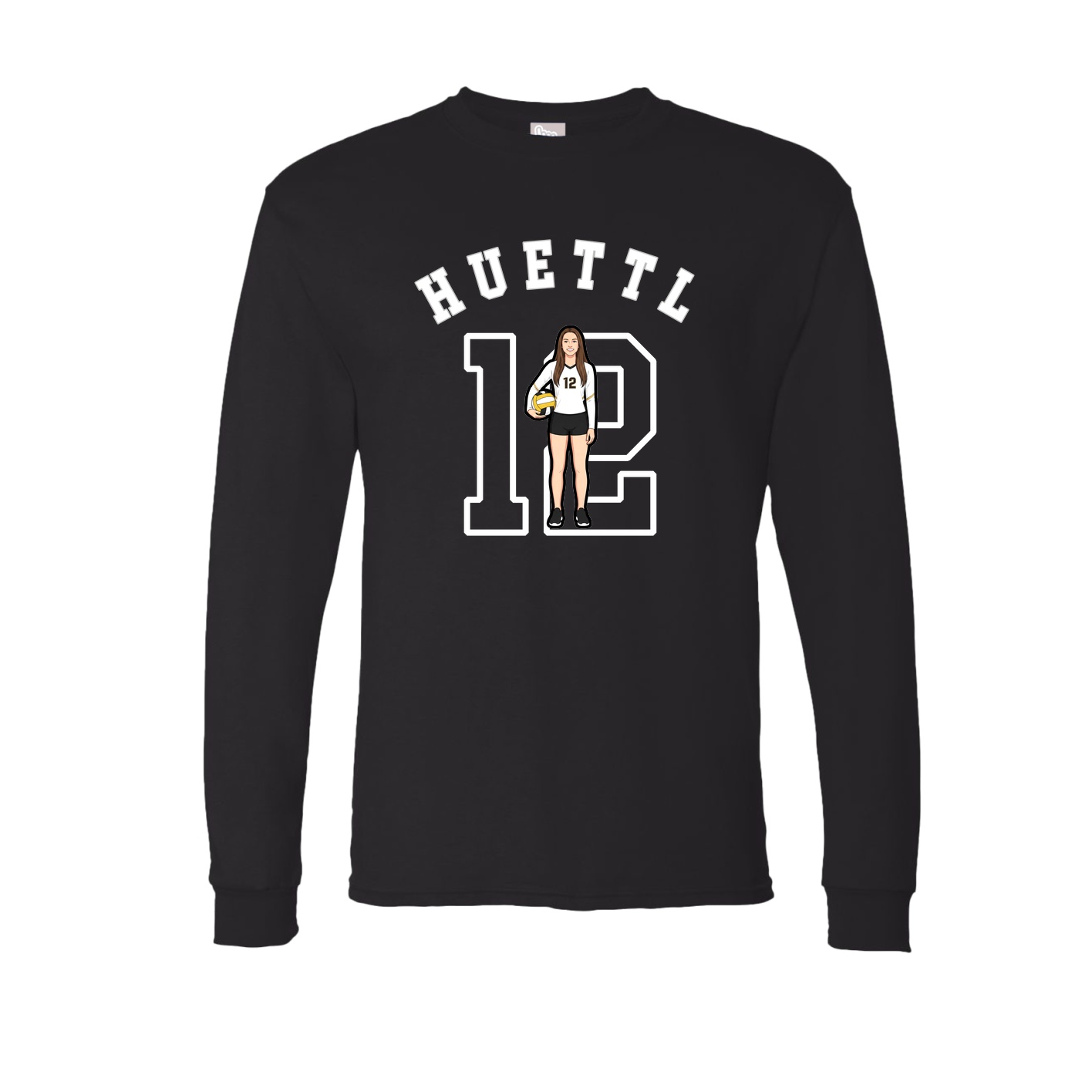 Long Sleeve Tee — Shirsey Arch in Black