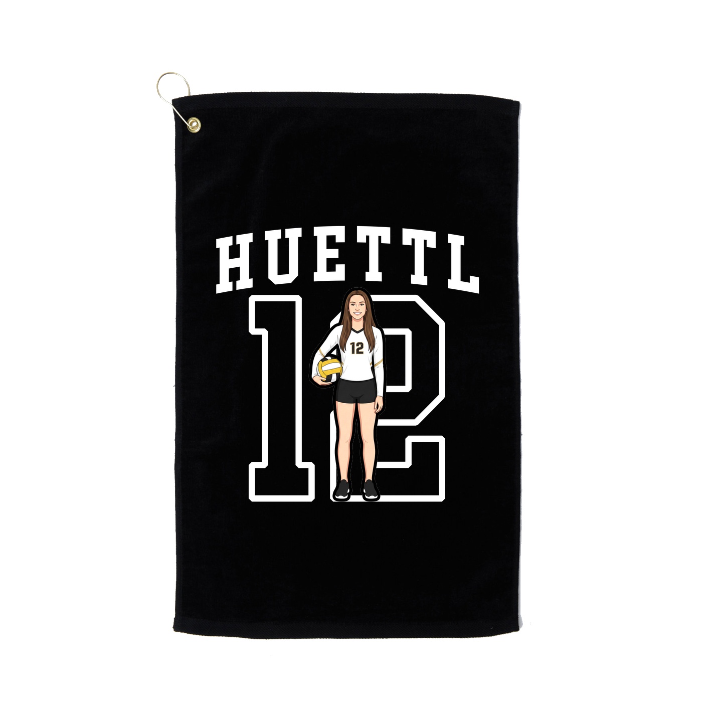 Golf Towel — Shirsey in Black