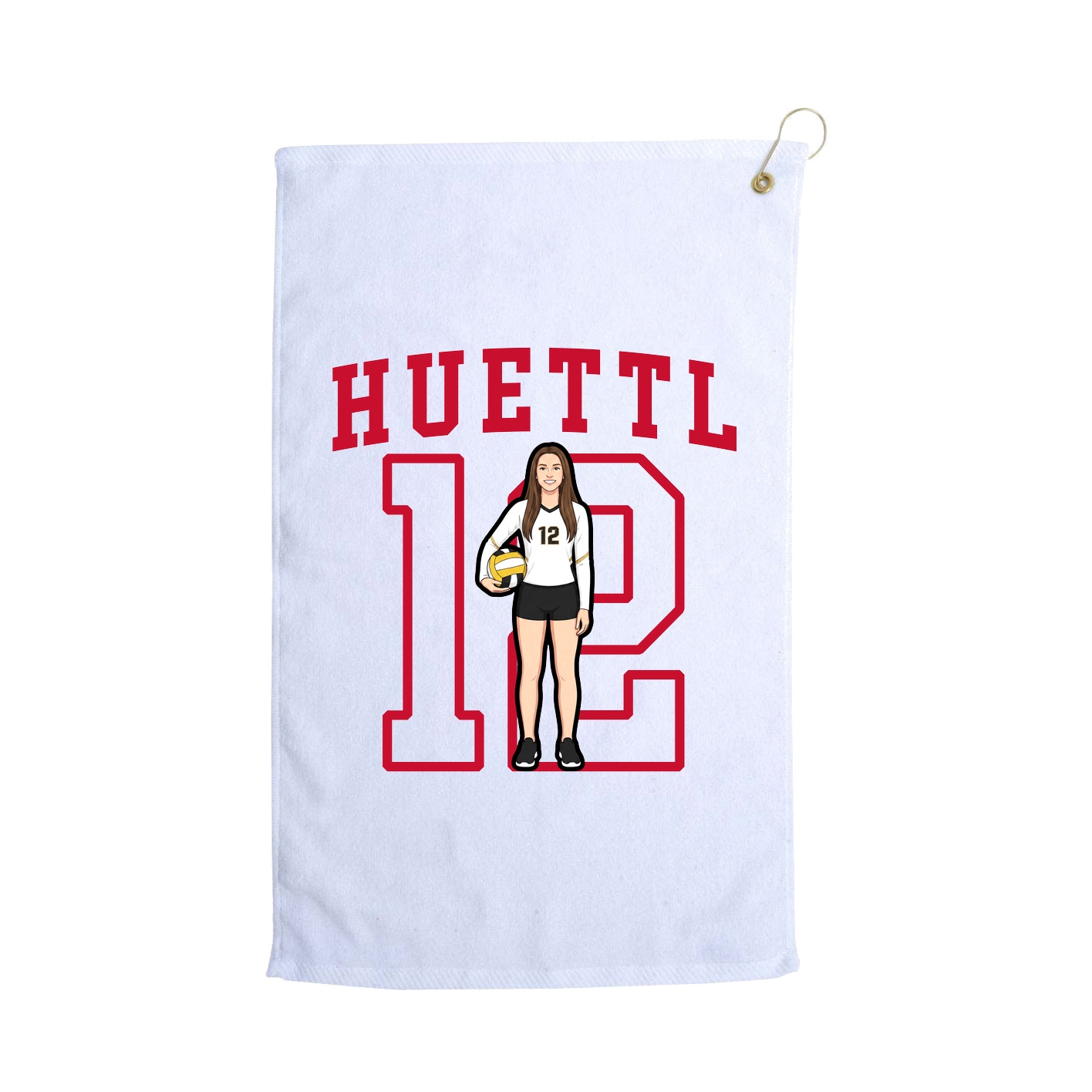 Golf Towel — Shirsey in White