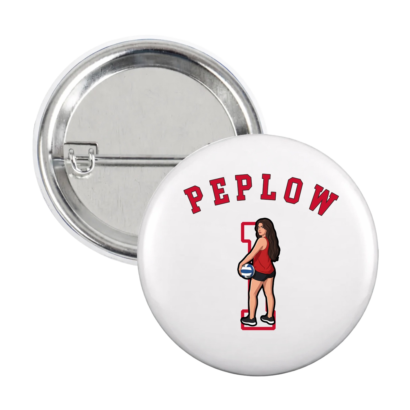 Game Day Button — Shirsey Arch in White
