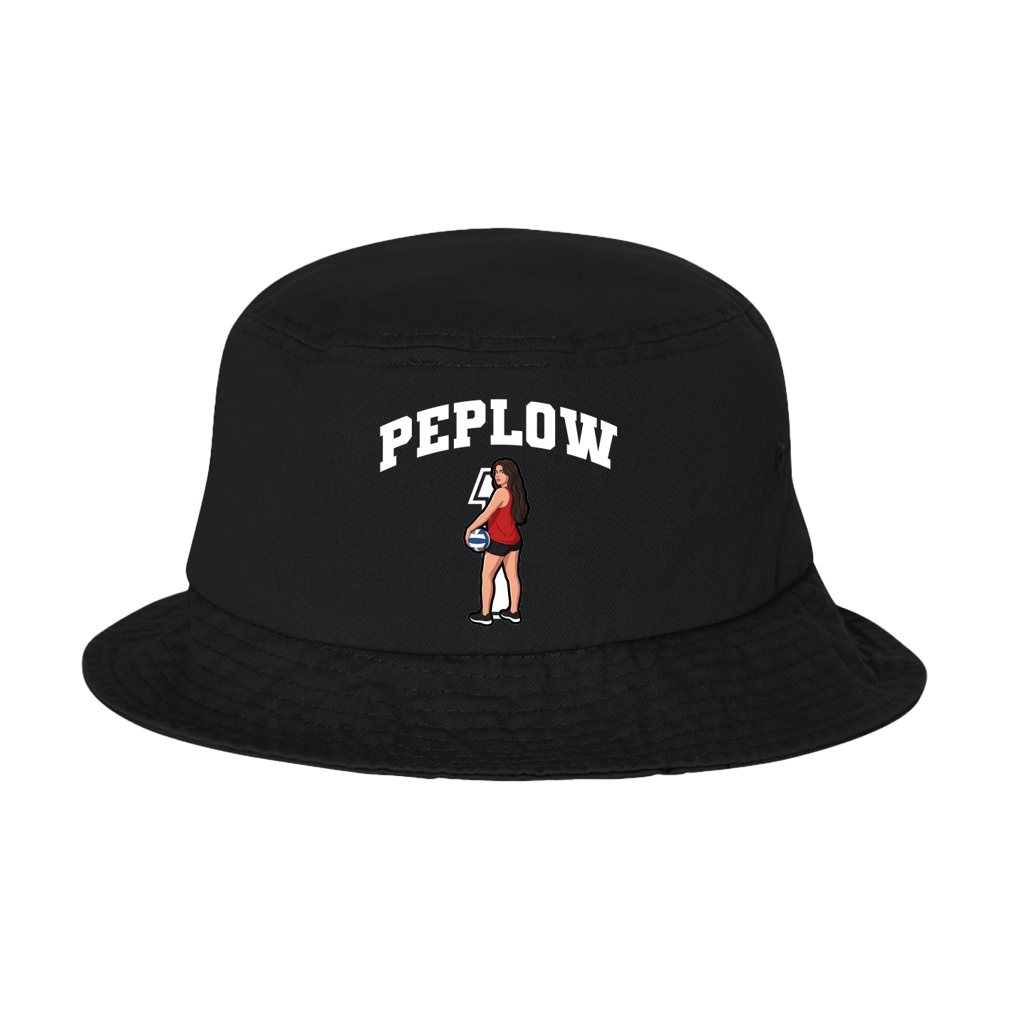 Bucket Cap — Number in Black