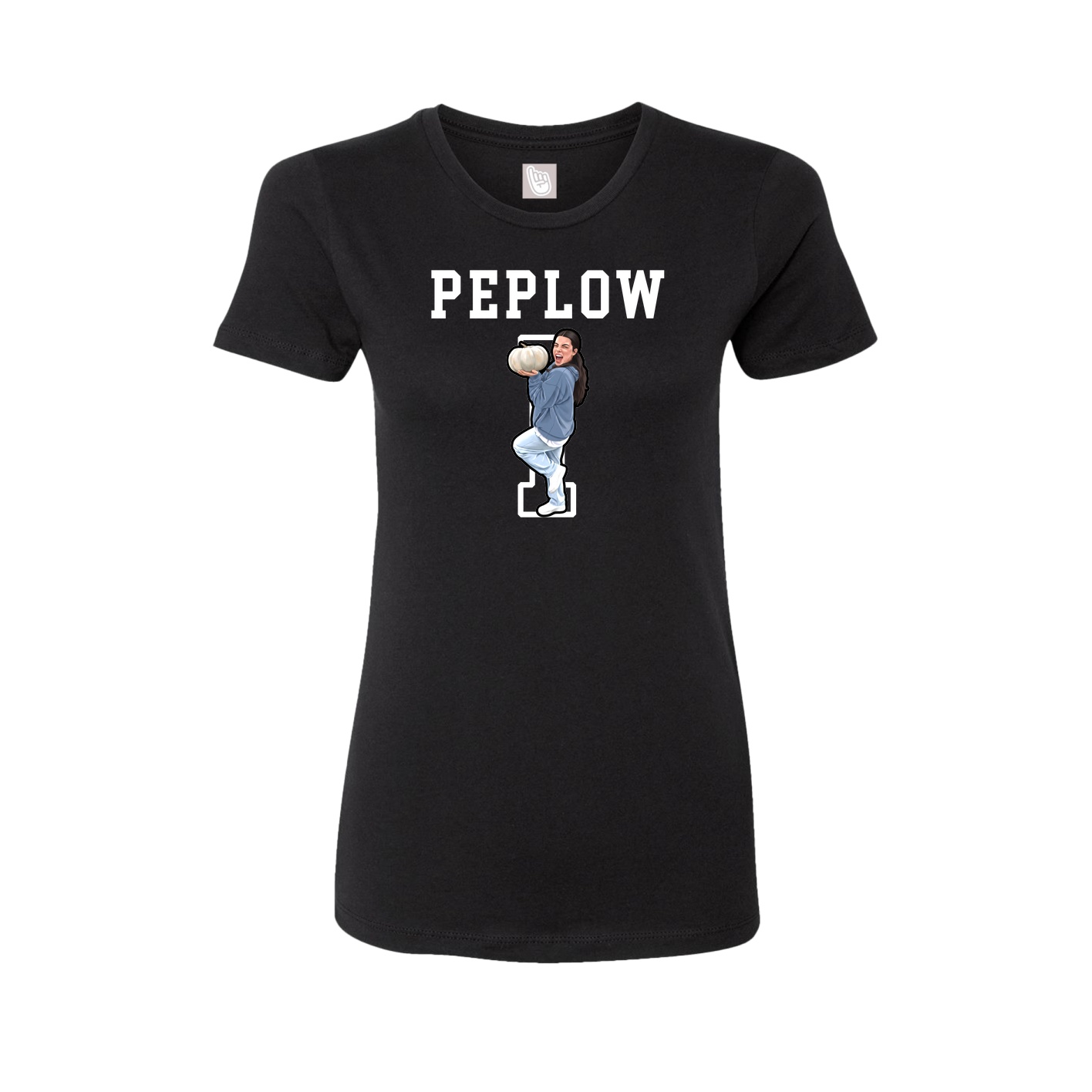 Fitted Women's Tee — Shirsey in Black