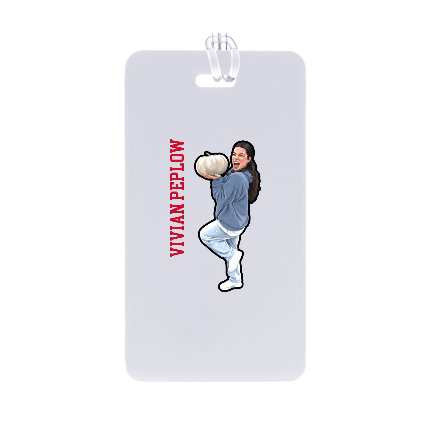 Bag Tag — Name Vertical in Classic