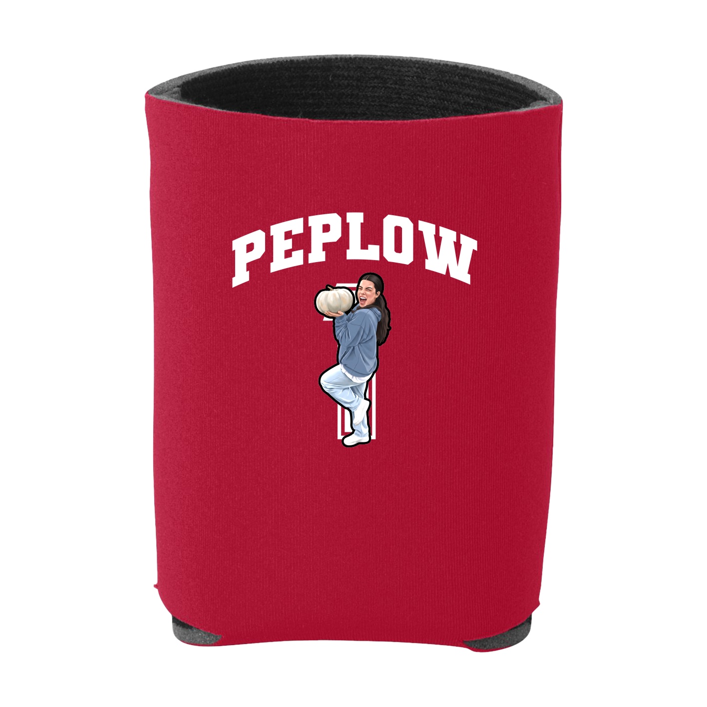 Can Holder — Number in Red