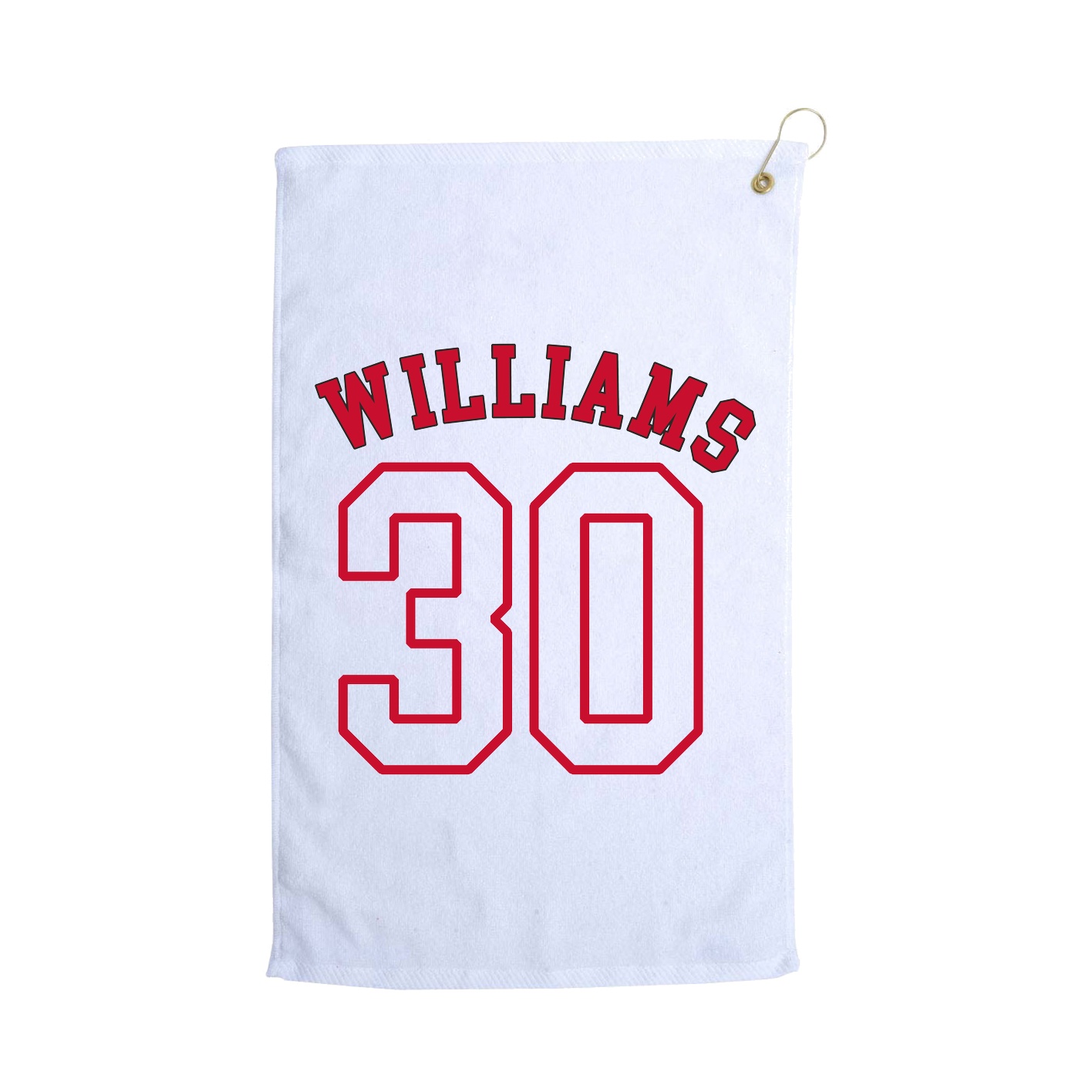 Golf Towel — Shirsey Arch in White