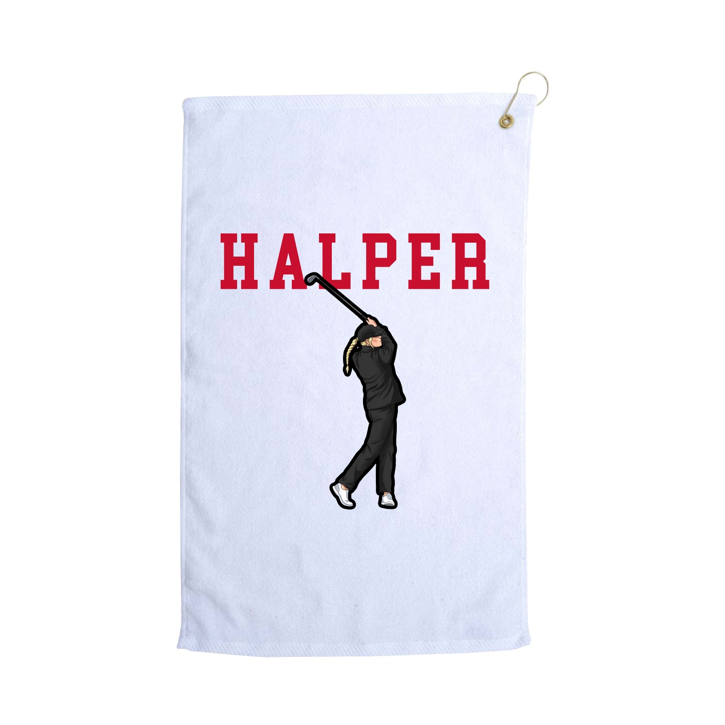 Golf Towel — Shirsey in White