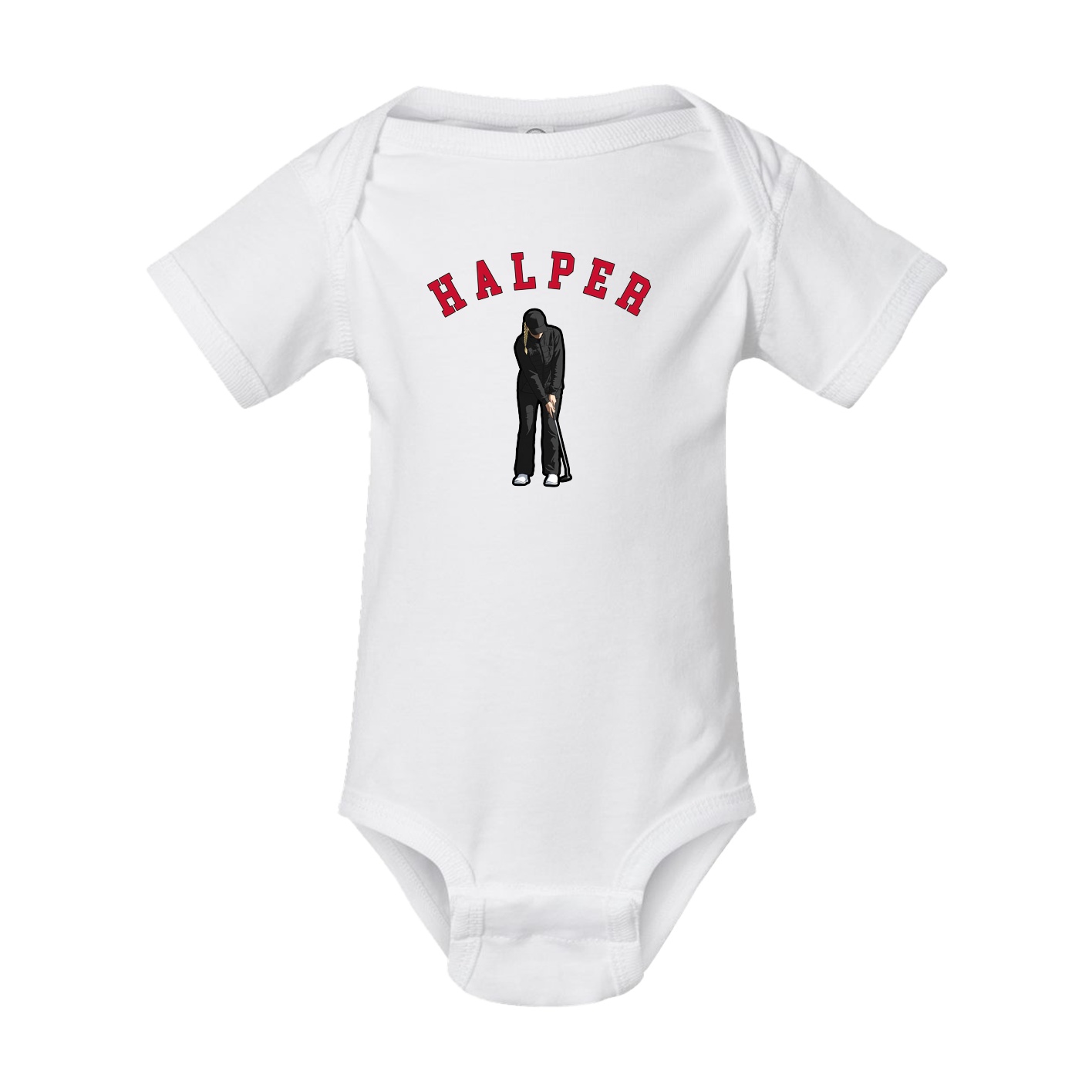 Baby Onesie — Shirsey Arch in White