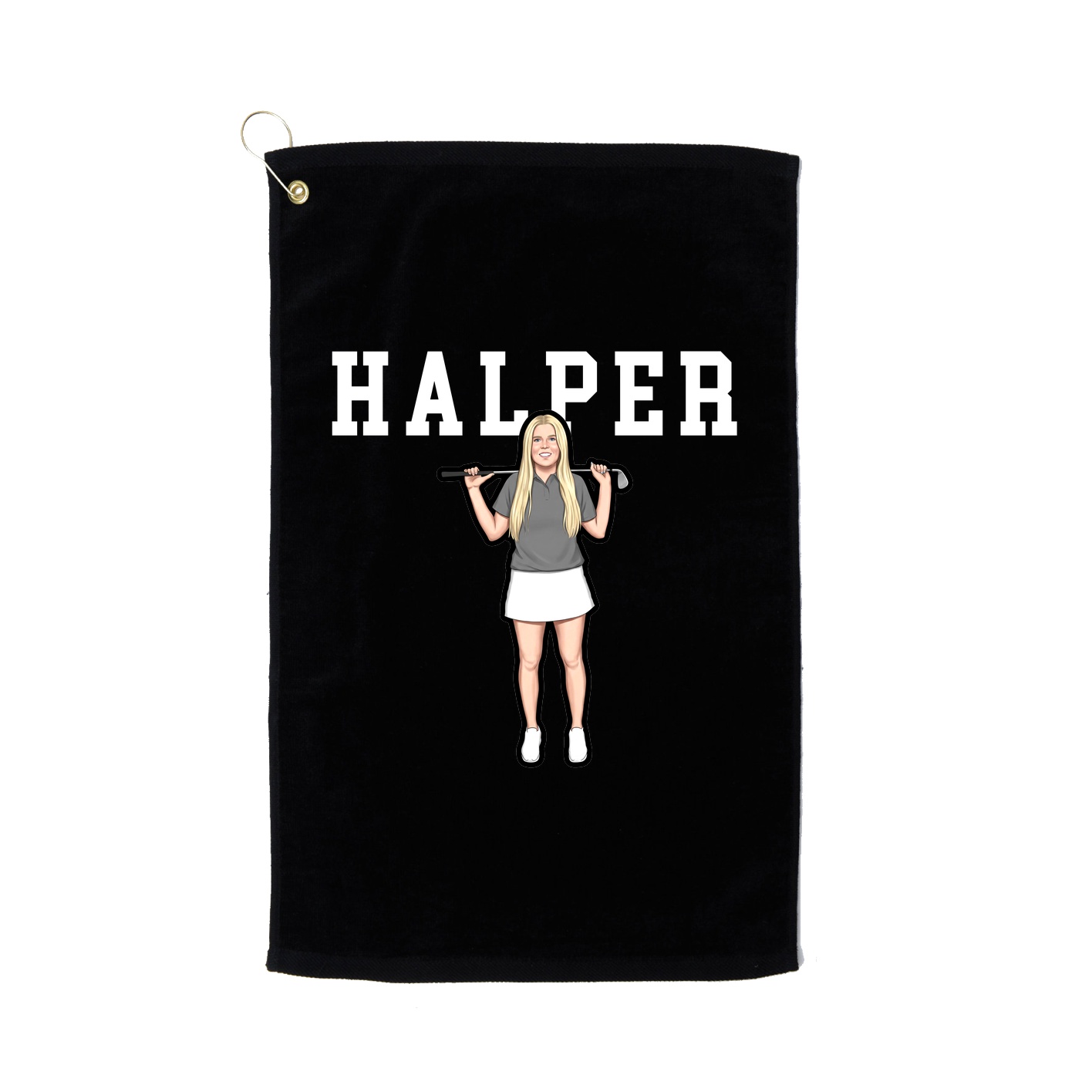 Terry Velour Golf Towel