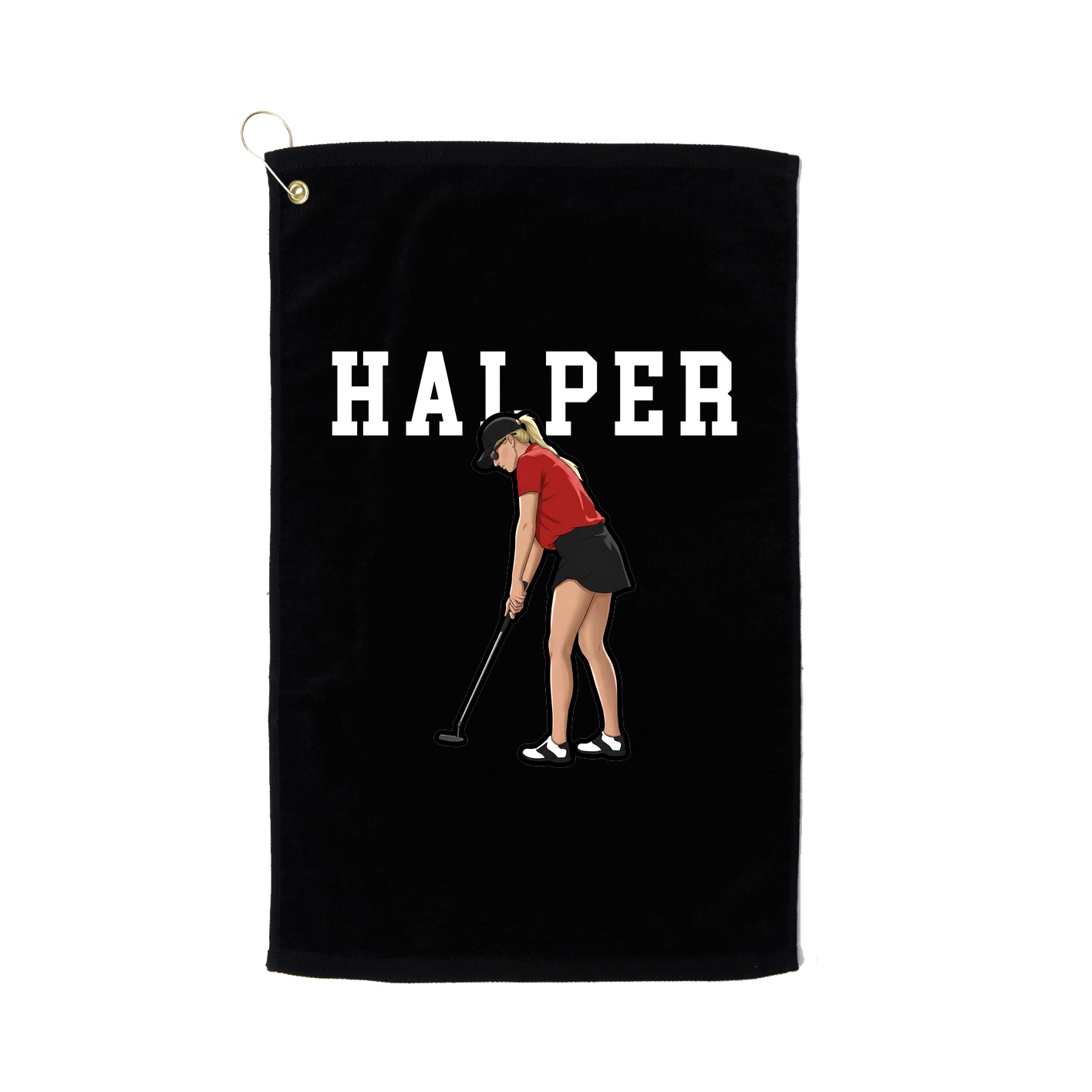 Golf Towel — Shirsey in Black