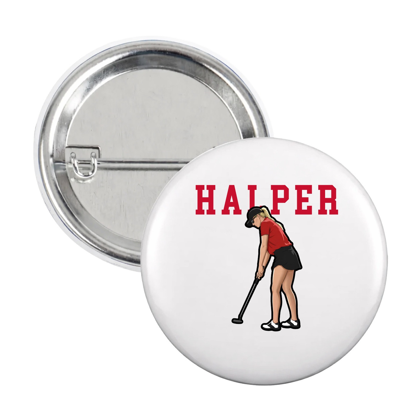 Game Day Button — Shirsey in White