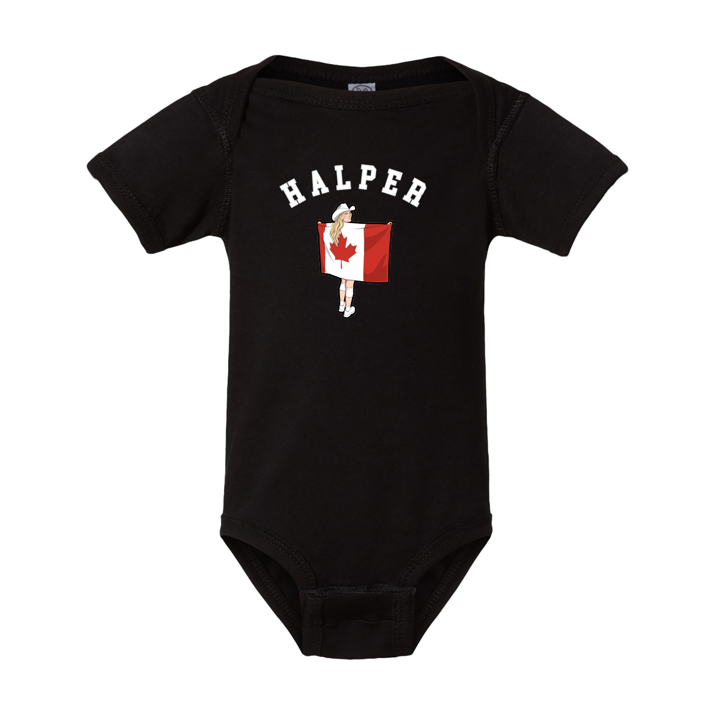 Baby Onesie — Shirsey Arch in Black