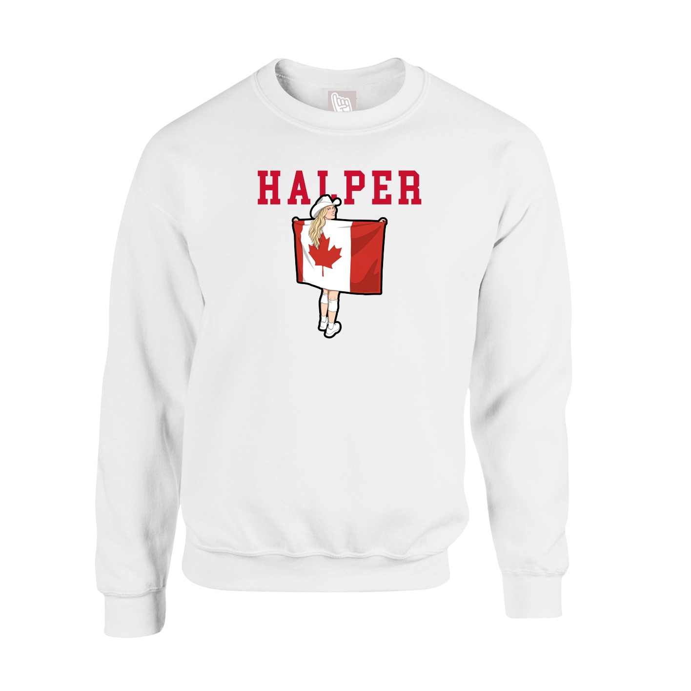 Fleece Crew — Shirsey in White