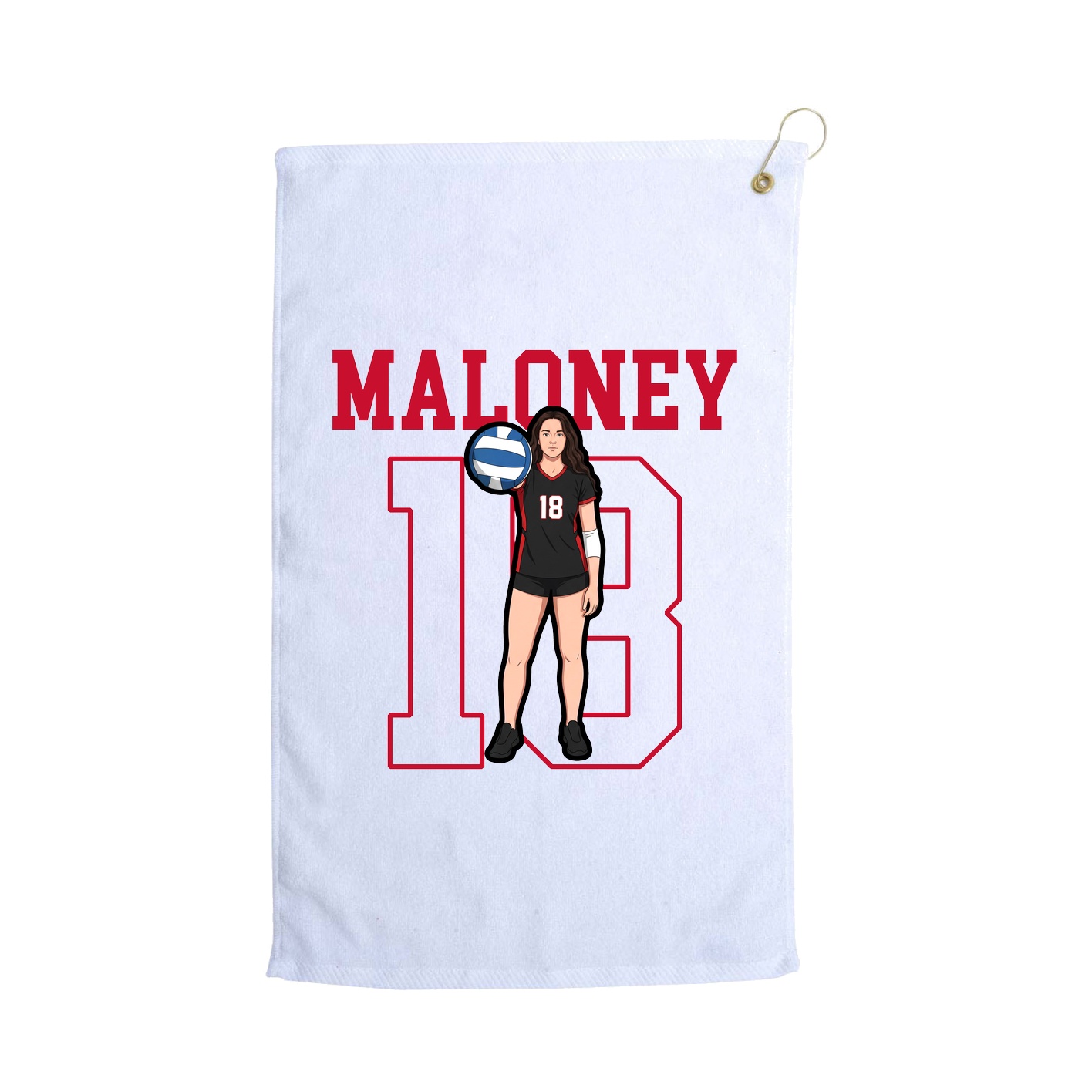 Golf Towel — Shirsey in White