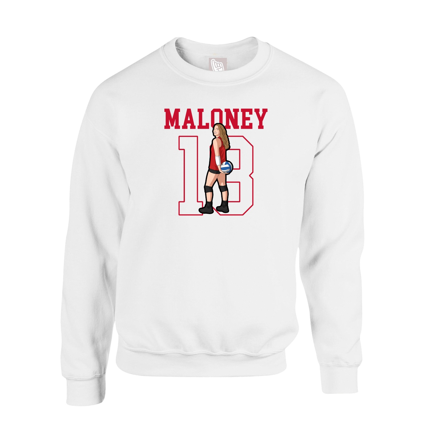 Fleece Crew — Shirsey in White