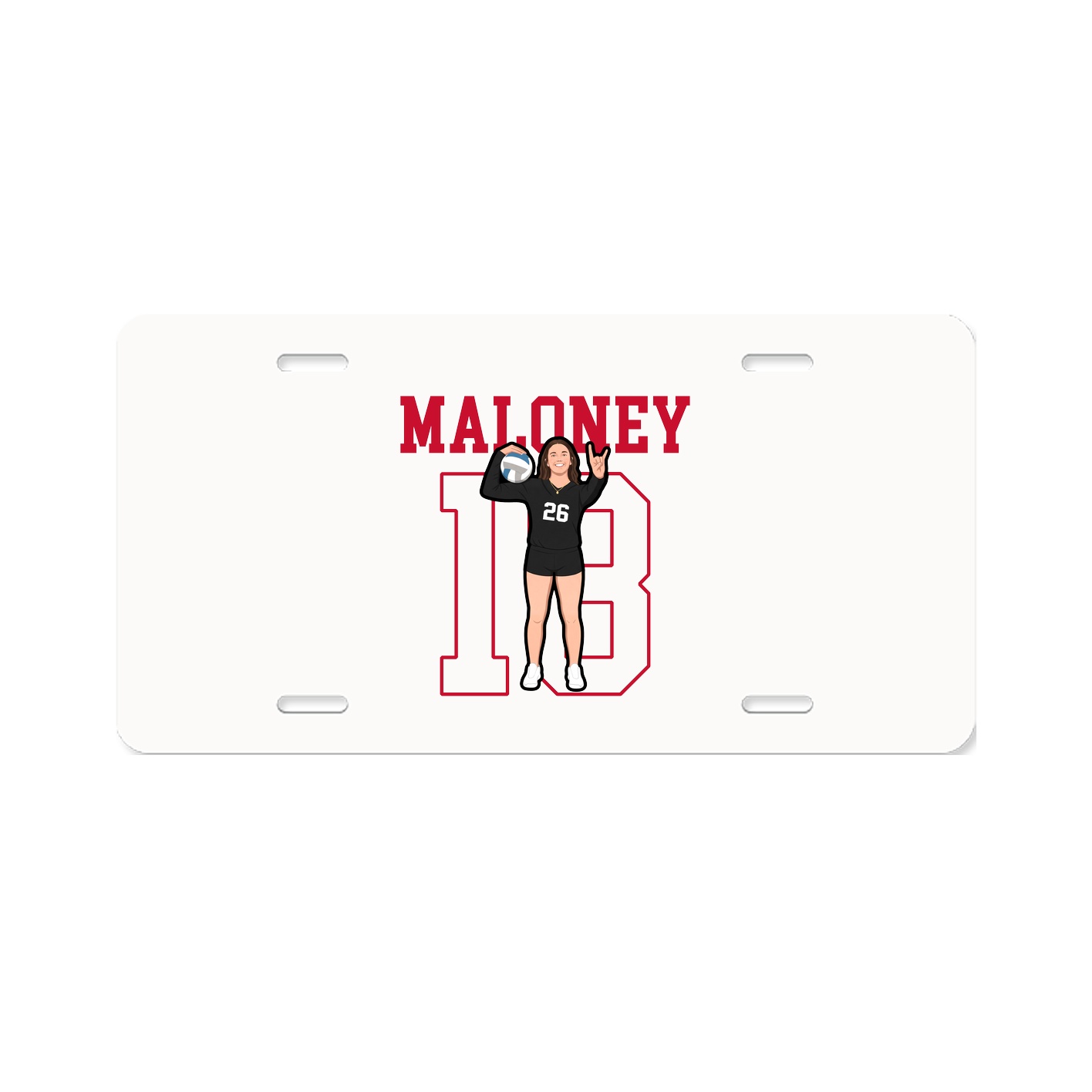 License Plate — Shirsey in Classic