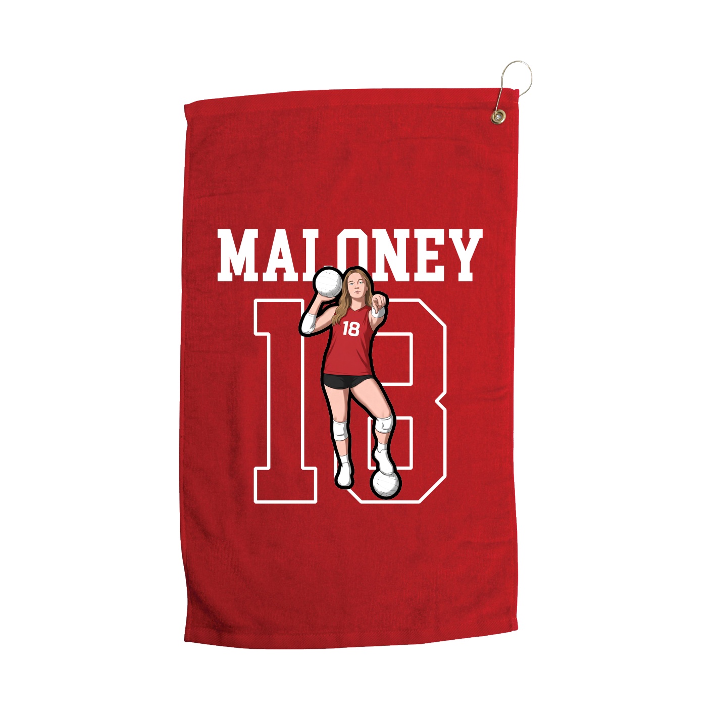 Golf Towel — Shirsey in Red