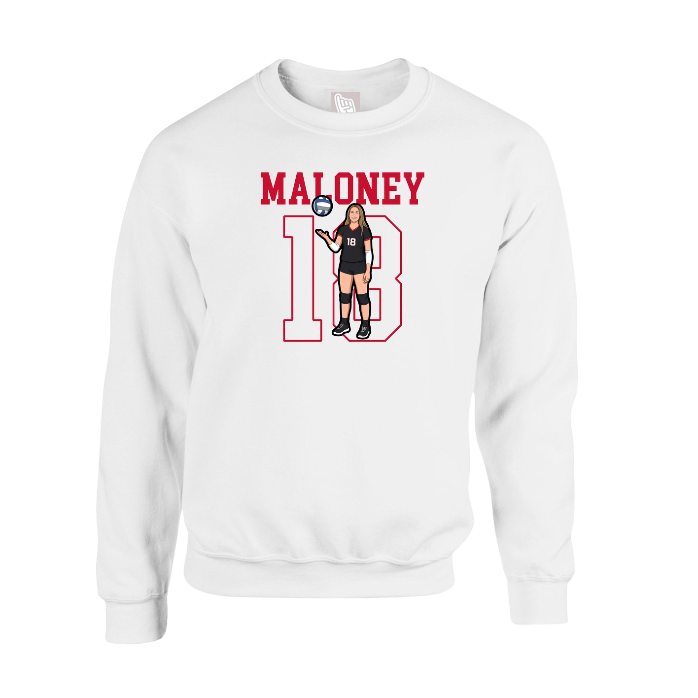 Fleece Crew — Shirsey in White