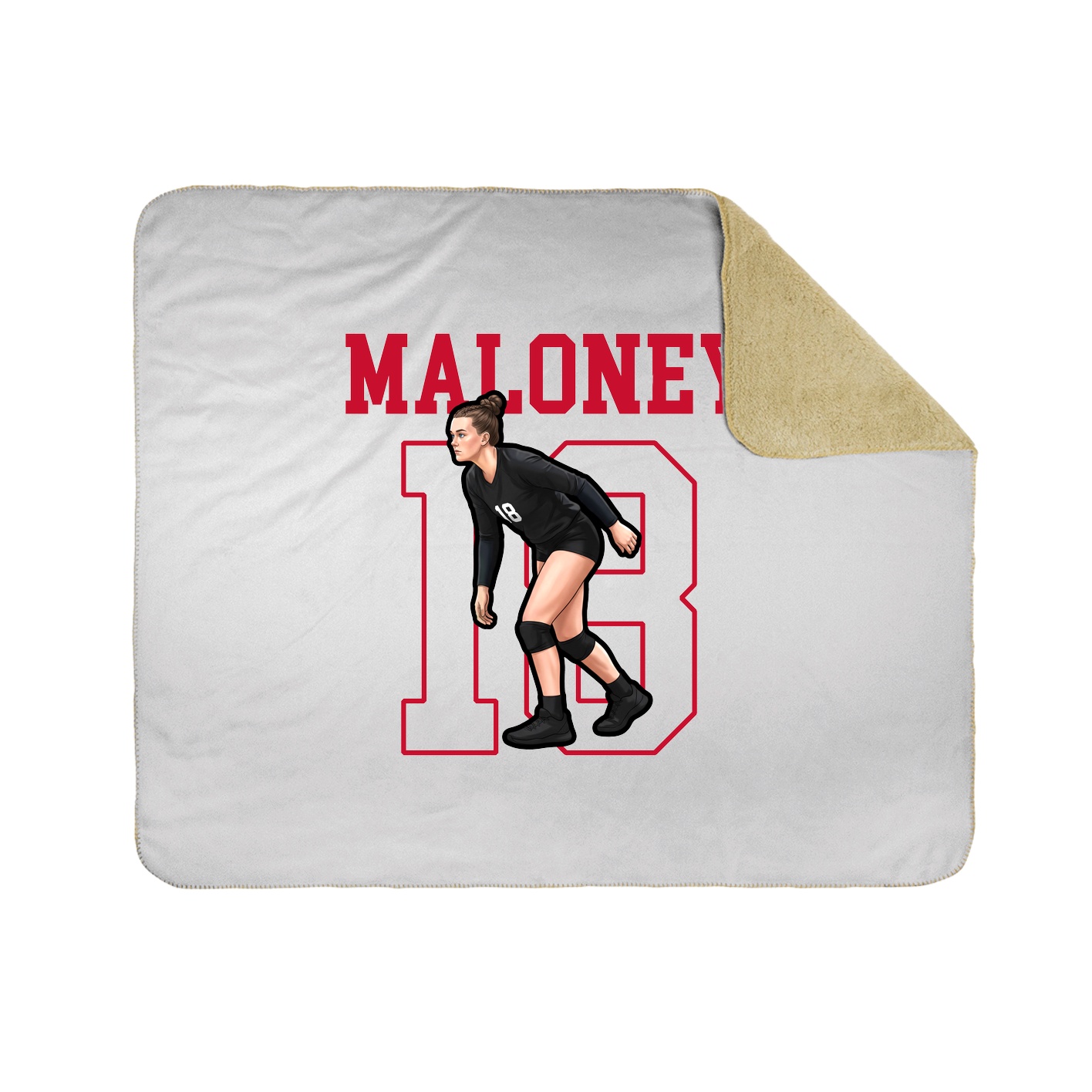Throw Blanket — Shirsey in White