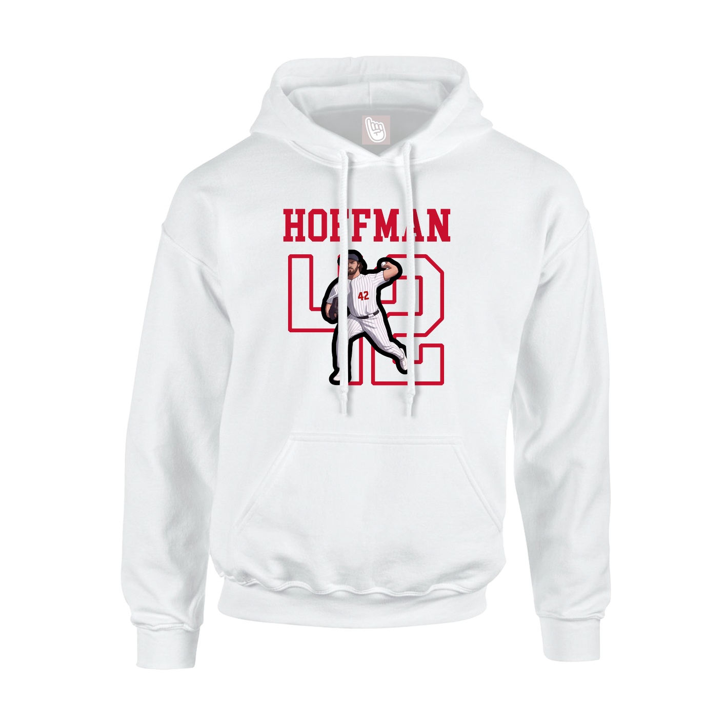 Hoodie — Shirsey in White