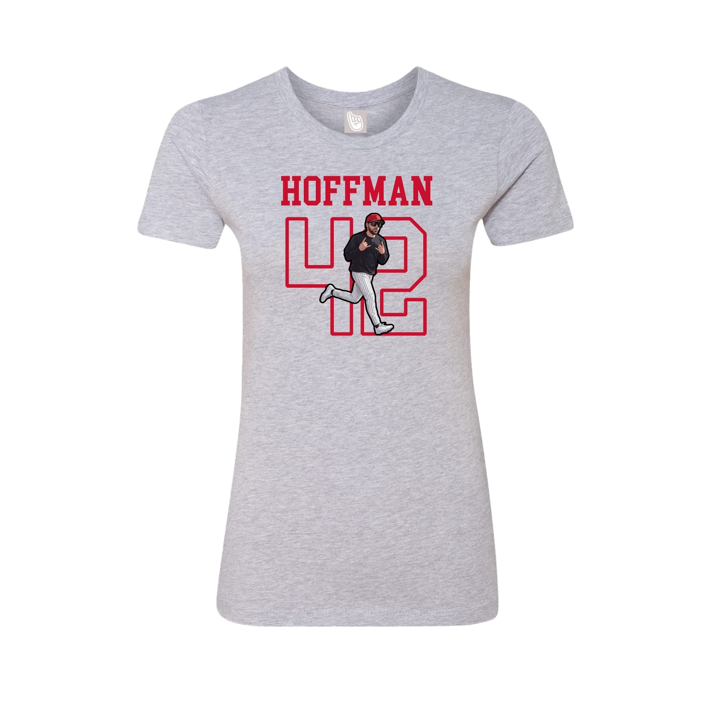 Fitted Women's Tee — Shirsey in Grey