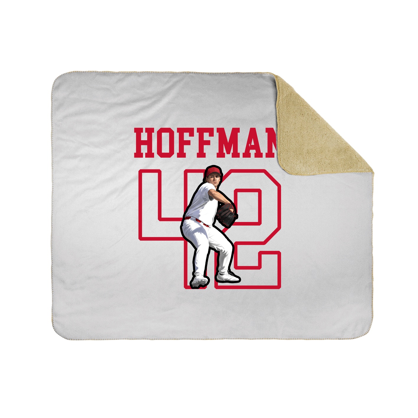Throw Blanket — Shirsey in White