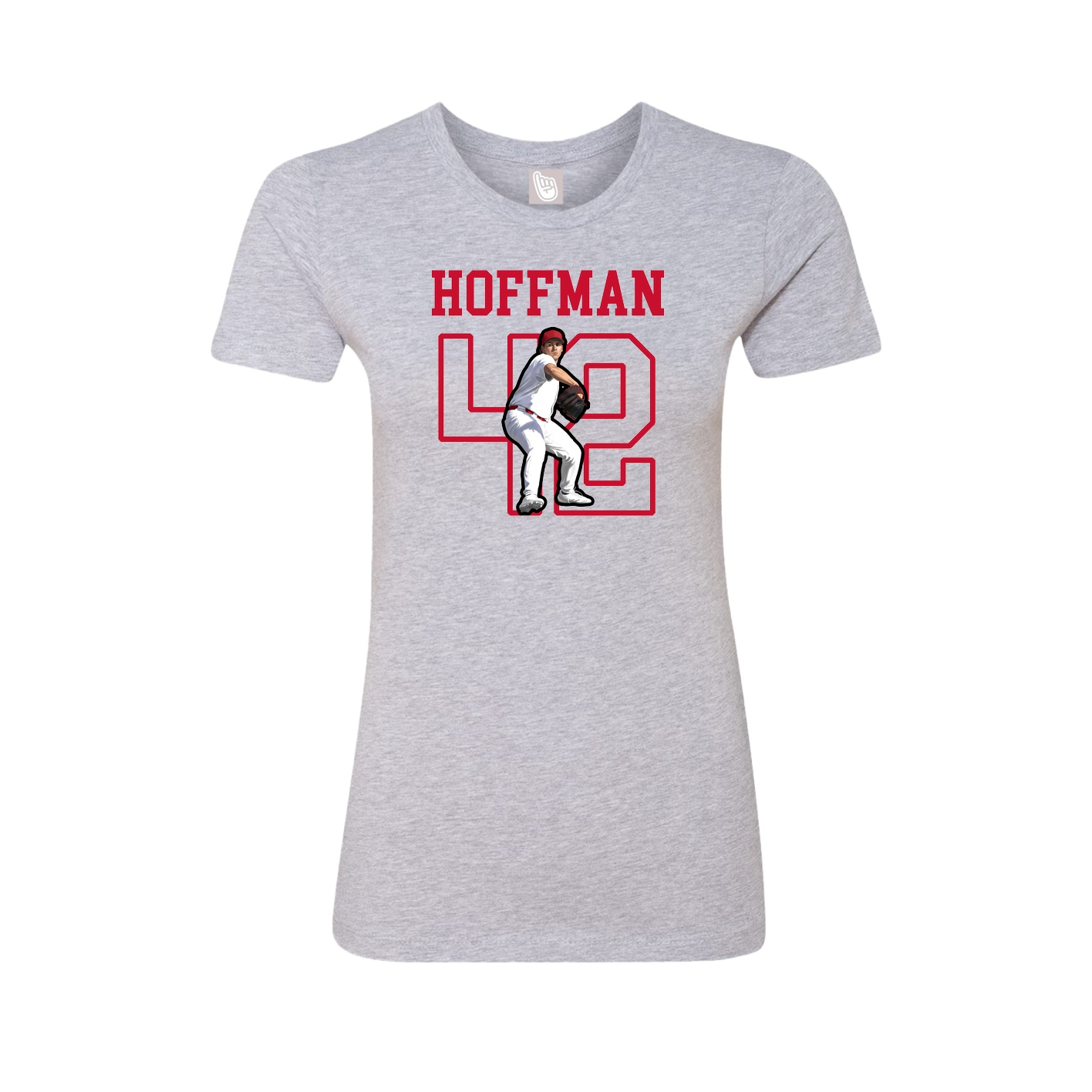 Fitted Women's Tee — Shirsey in Grey