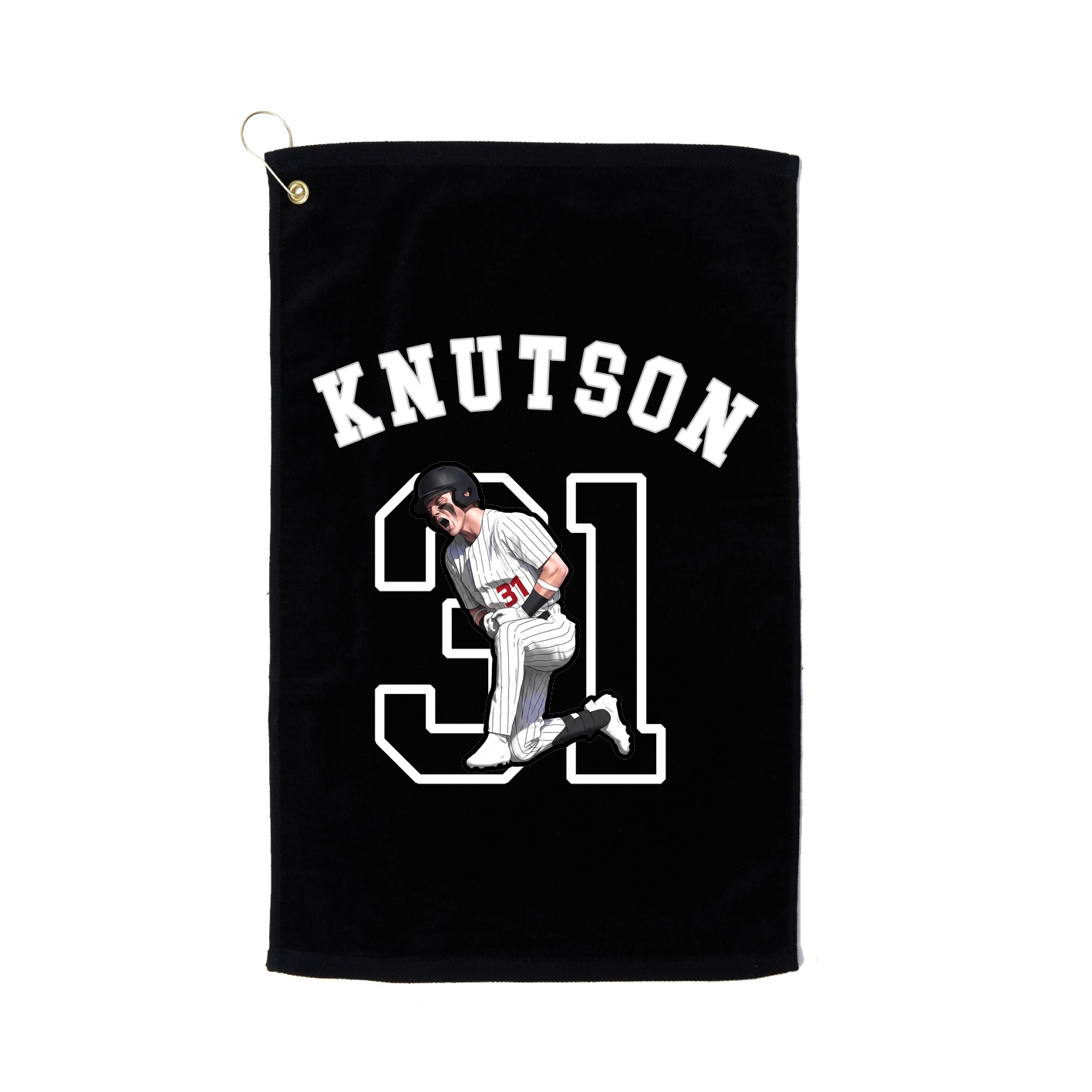 Golf Towel — Shirsey Arch in Black