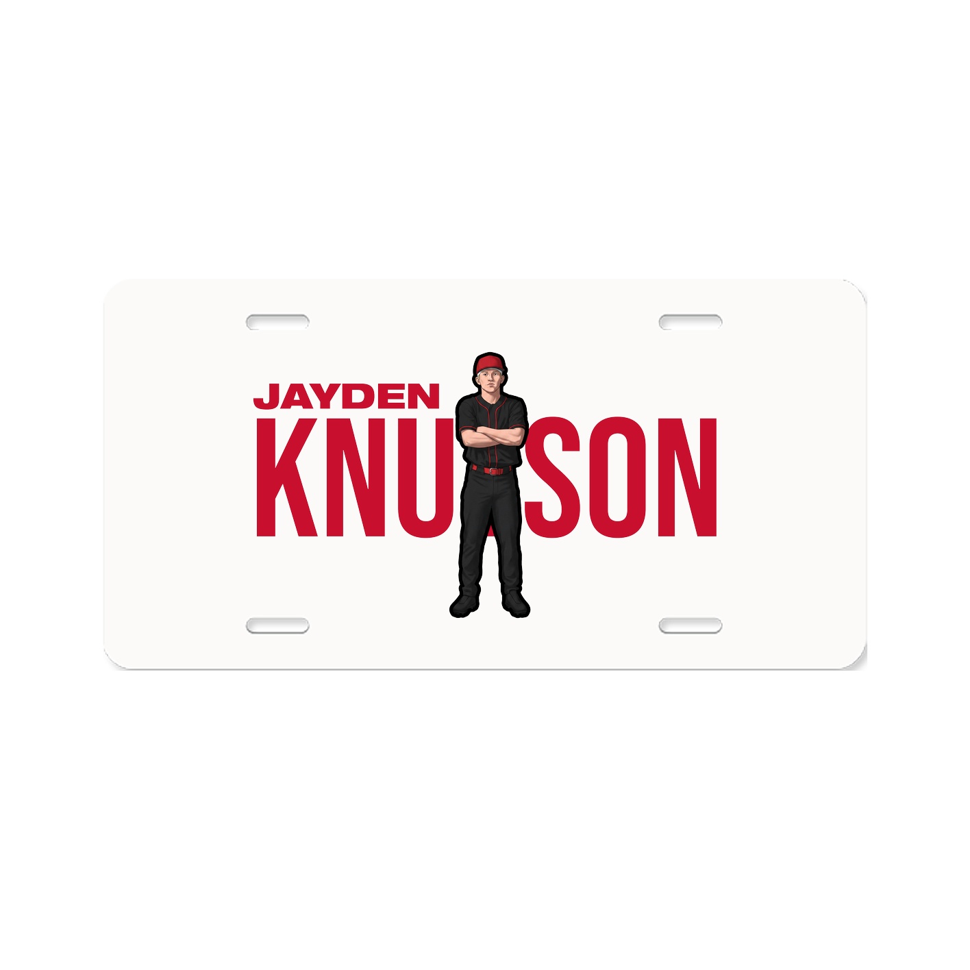 License Plate — Player Name in Classic