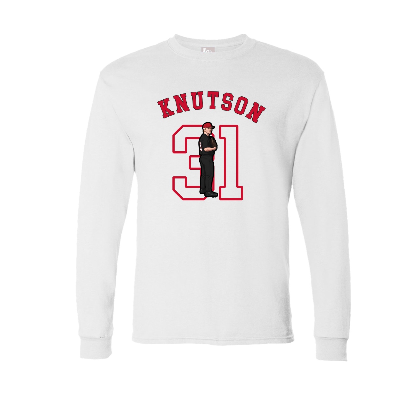 Long Sleeve Tee — Shirsey Arch in White